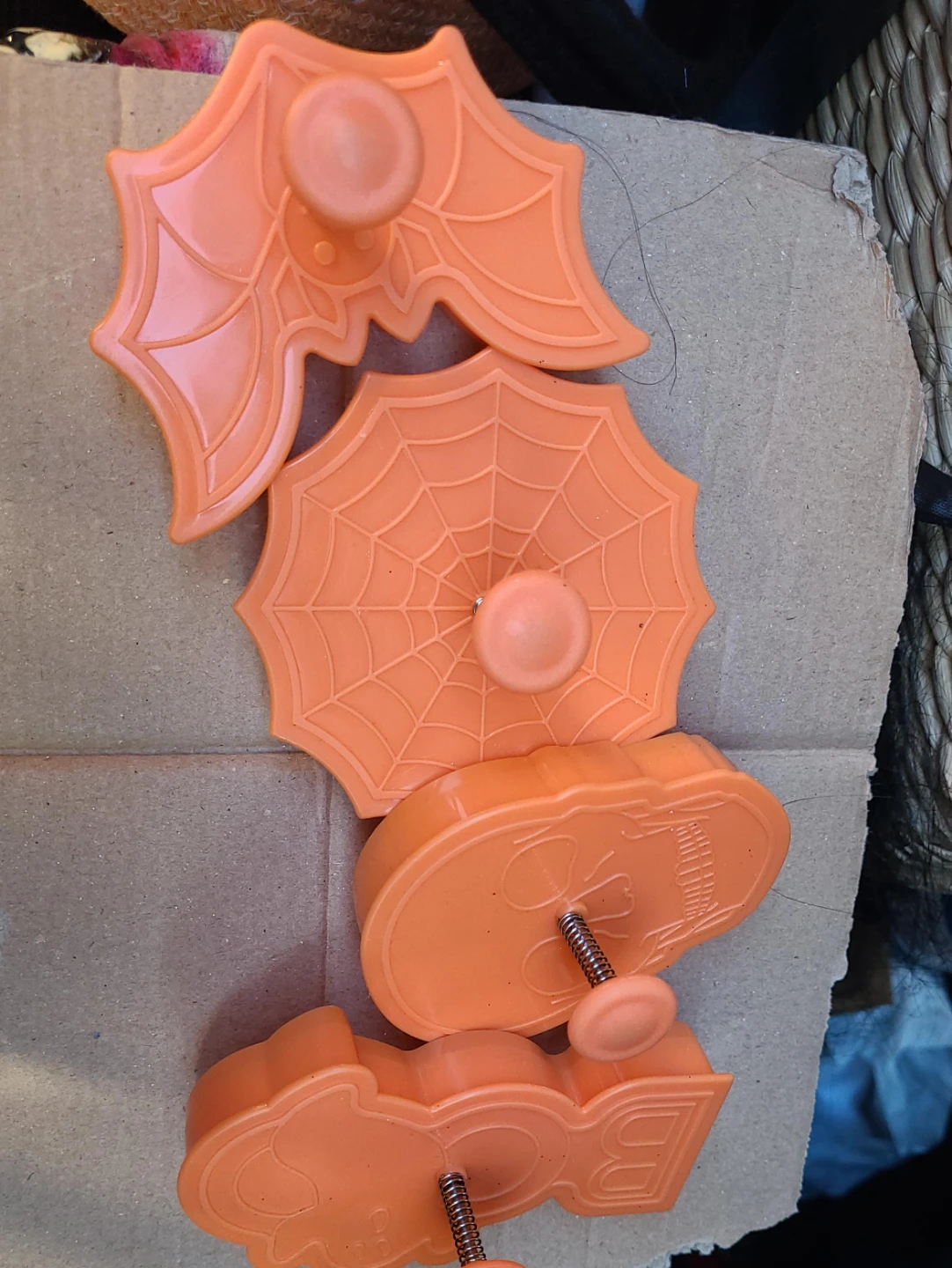 Set of 4 Halloween Cookie Stamp Cutters
