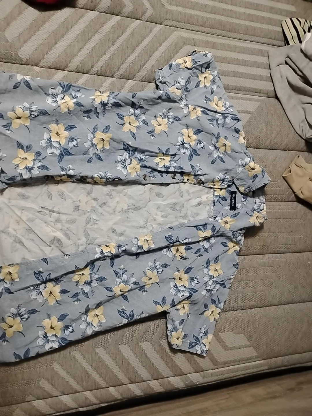 Nautica Floral Short Sleeve Shirt