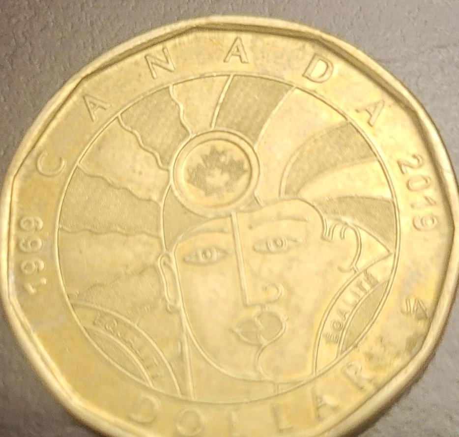2019 Equality Canadian Two Dollar Coin