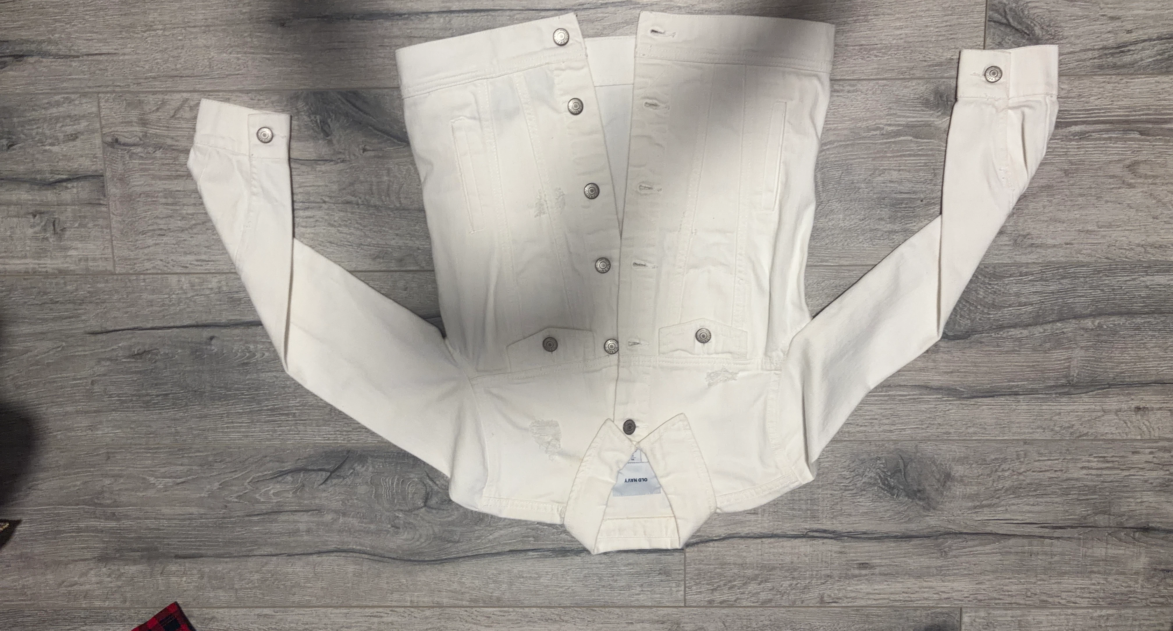 Old Navy White Denim Jacket