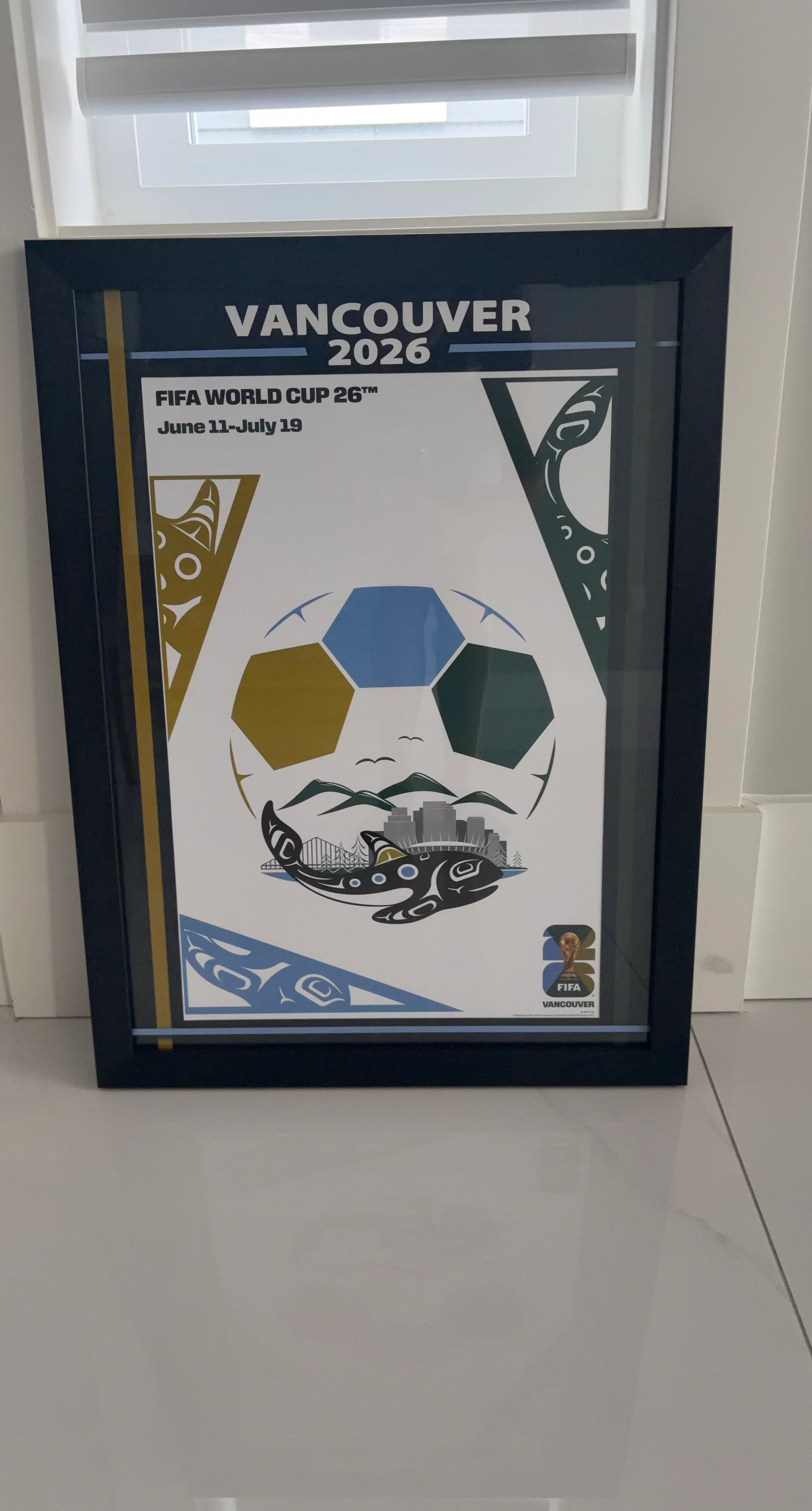 Framed Vancouver 2026 FIFA World Cup Poster