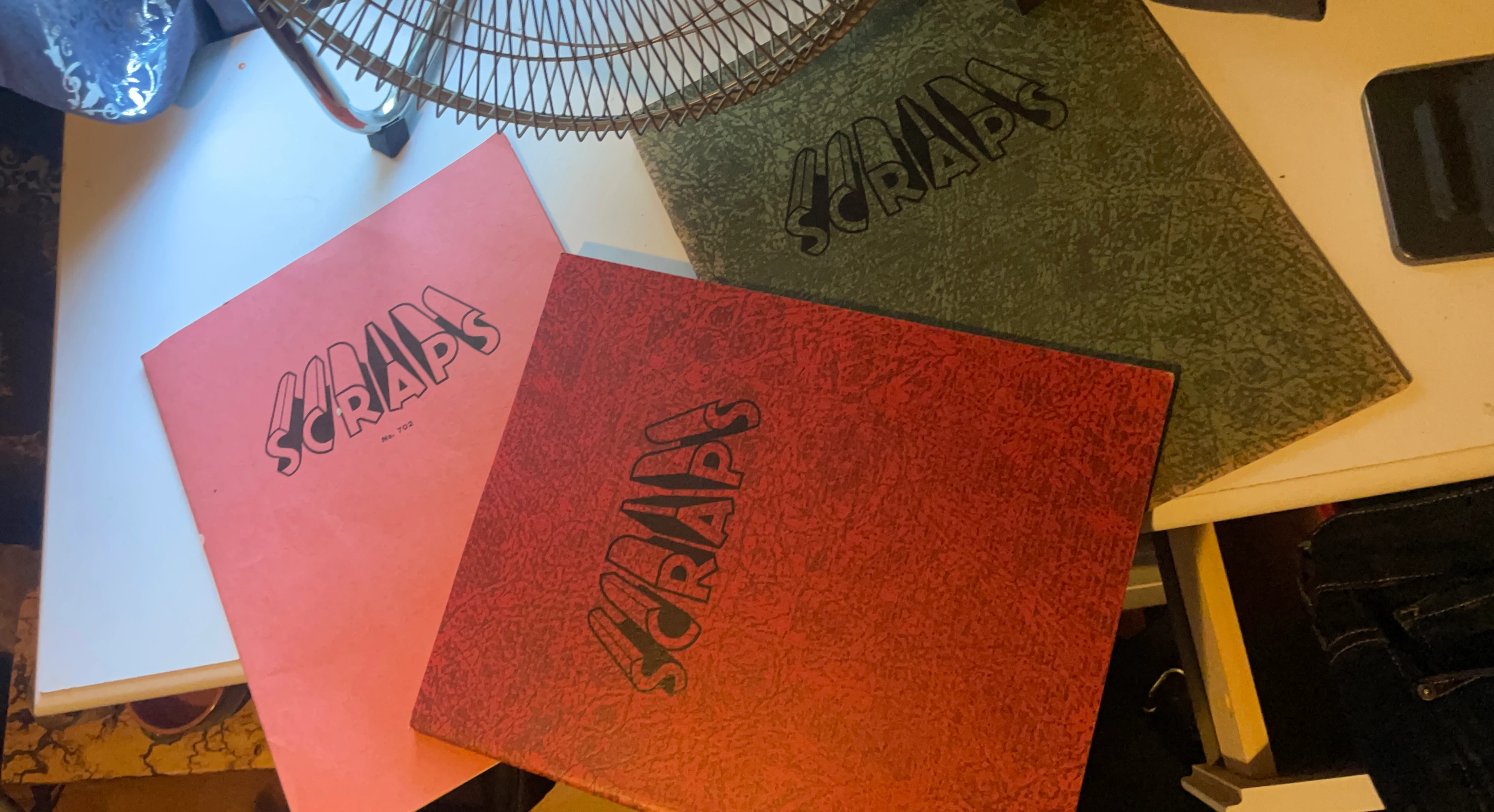 Lot of 3 Vintage "SCRAPS" Notebooks