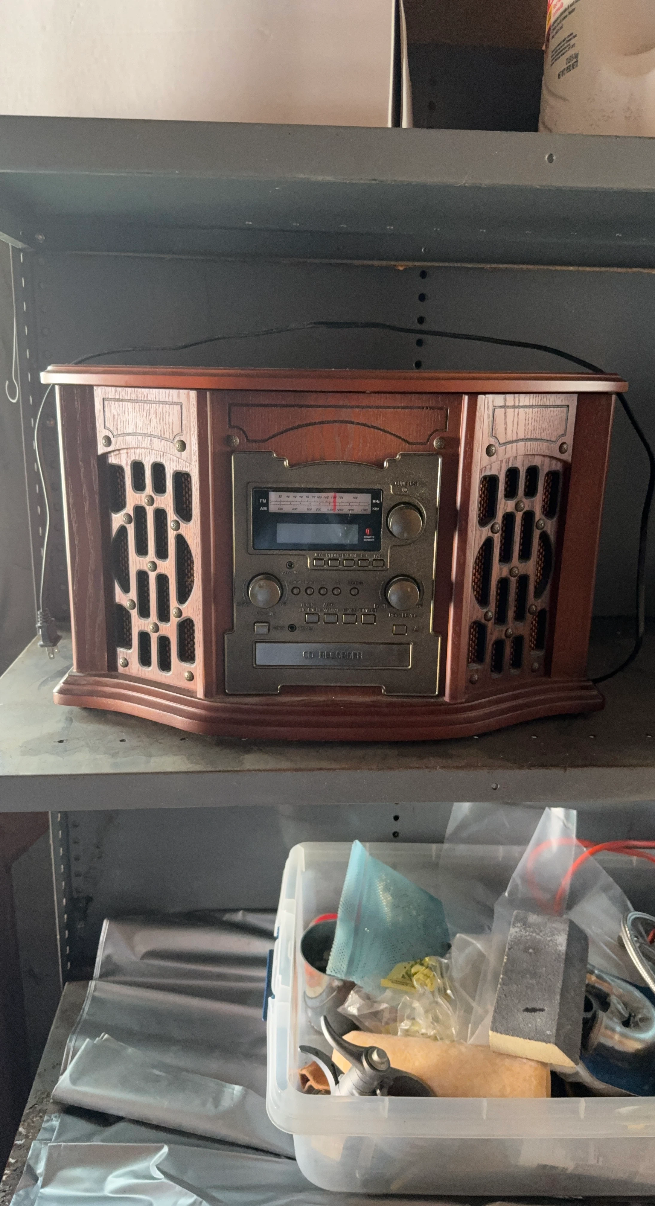 Vintage Style CD Recorder and AM/FM Radio