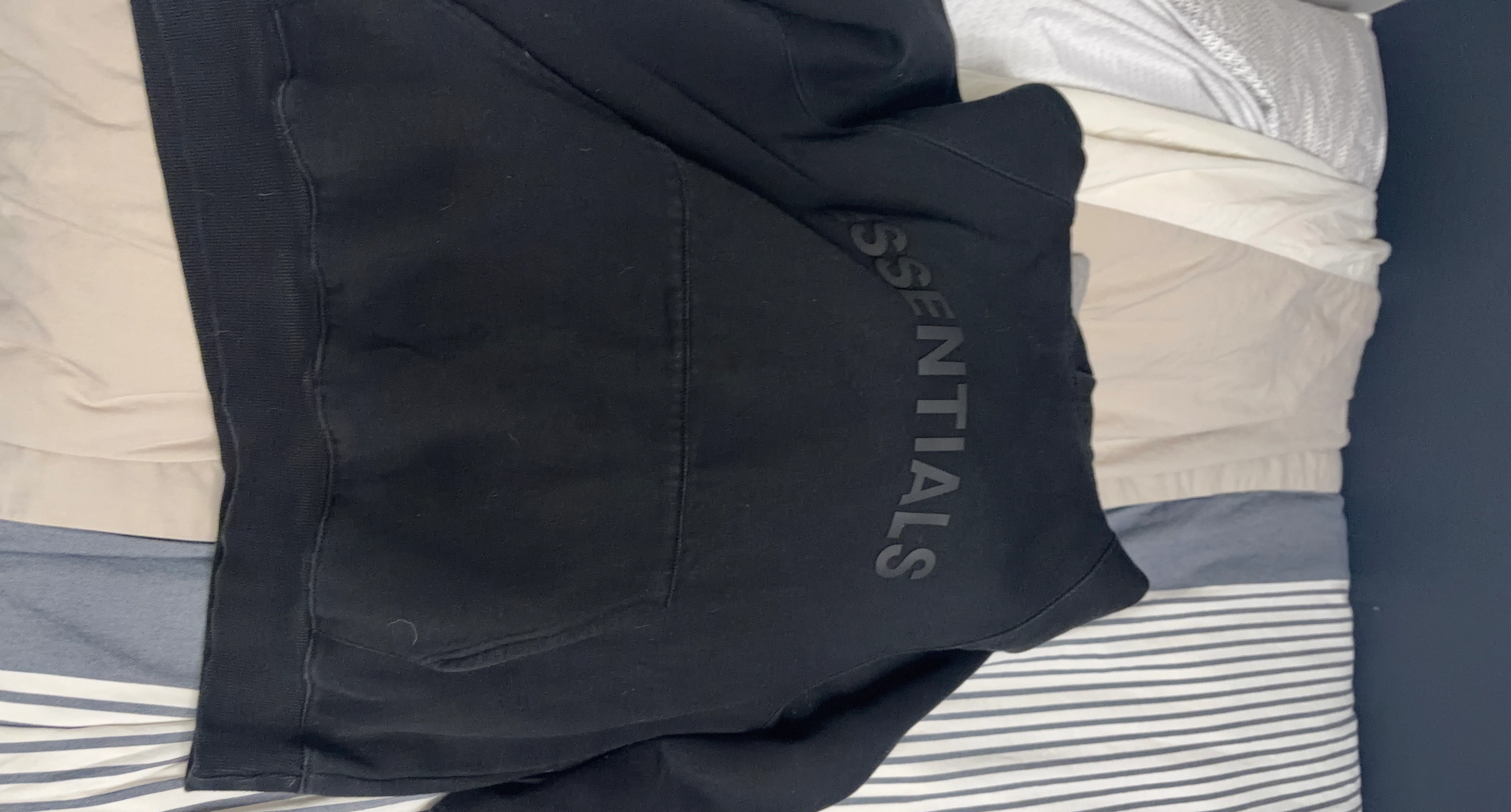 Black Essentials Hoodie