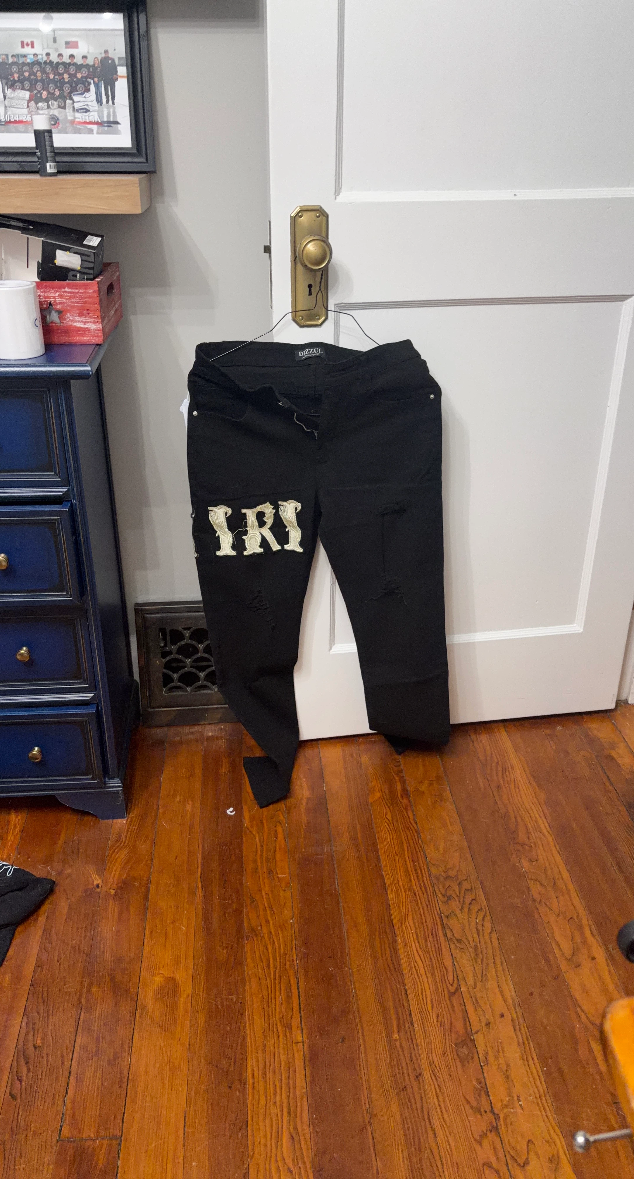Amiri Black Distressed Jeans