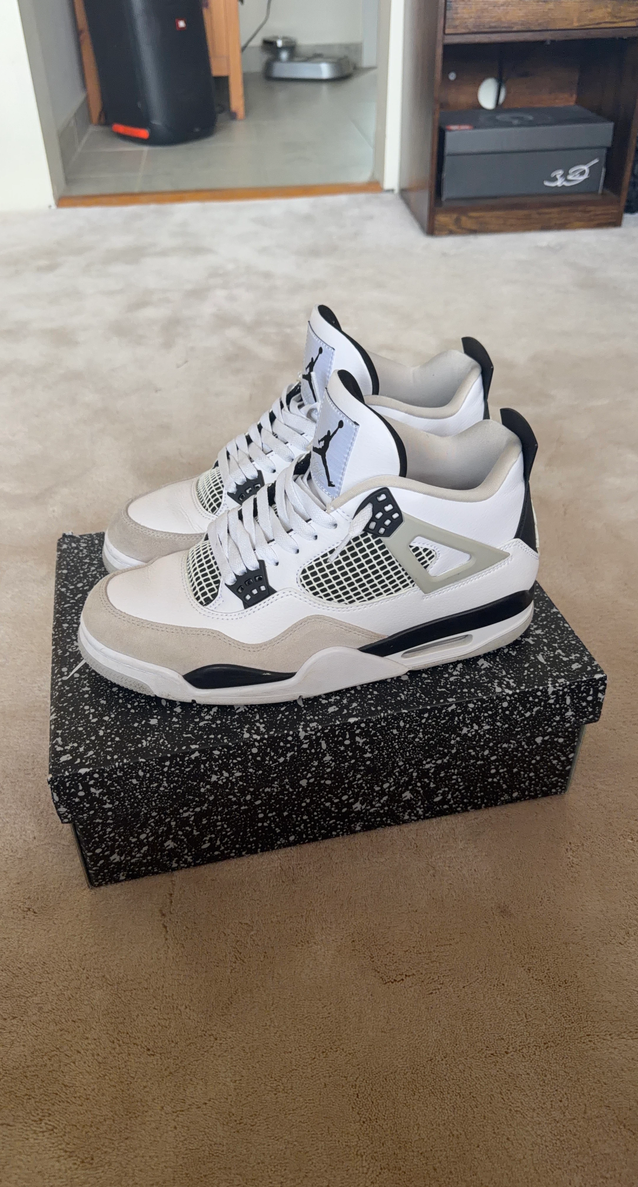 Air Jordan 4 "Military Black" Sneakers