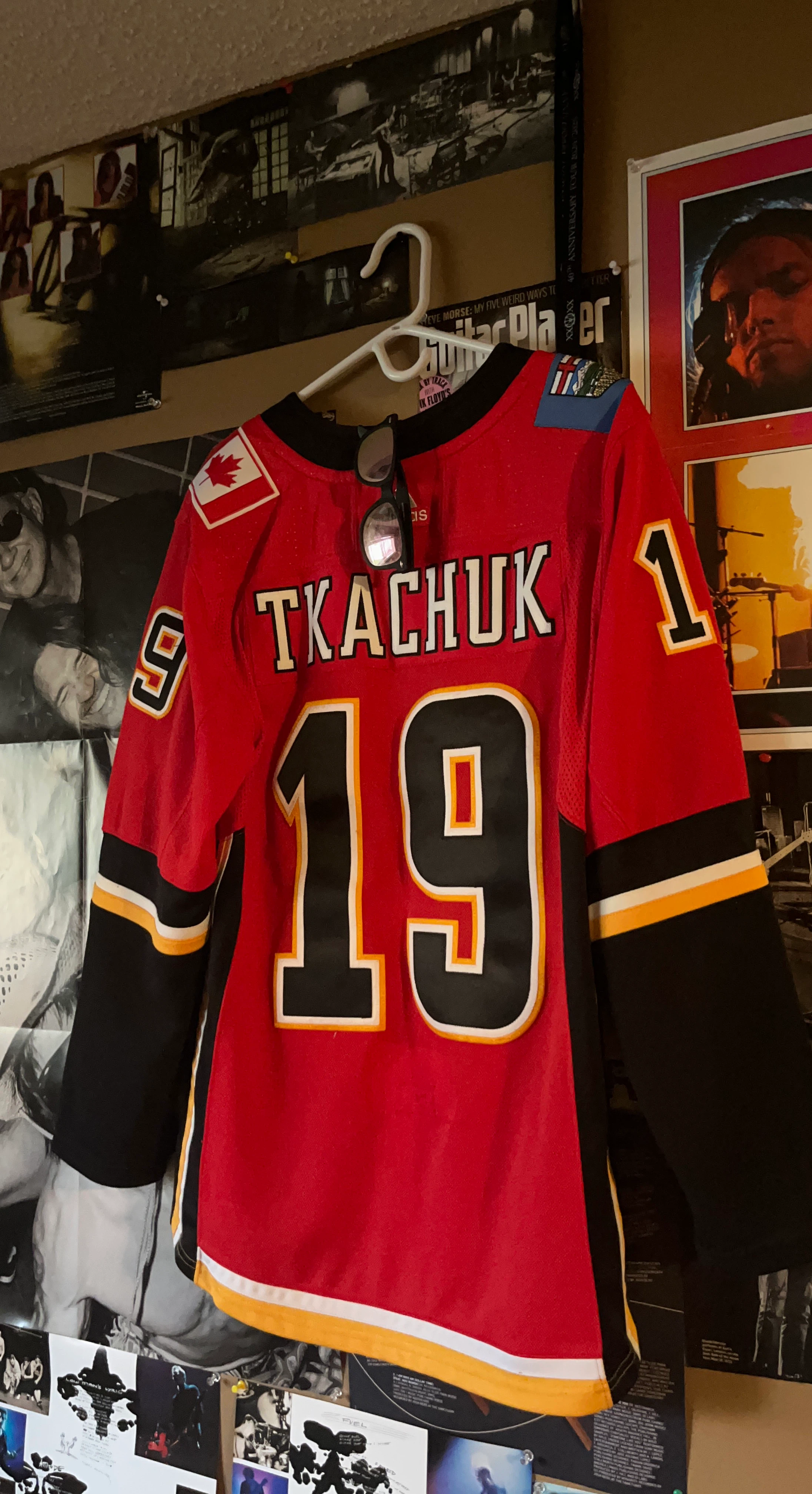 Calgary Flames Tkachuk #19 Hockey Jersey