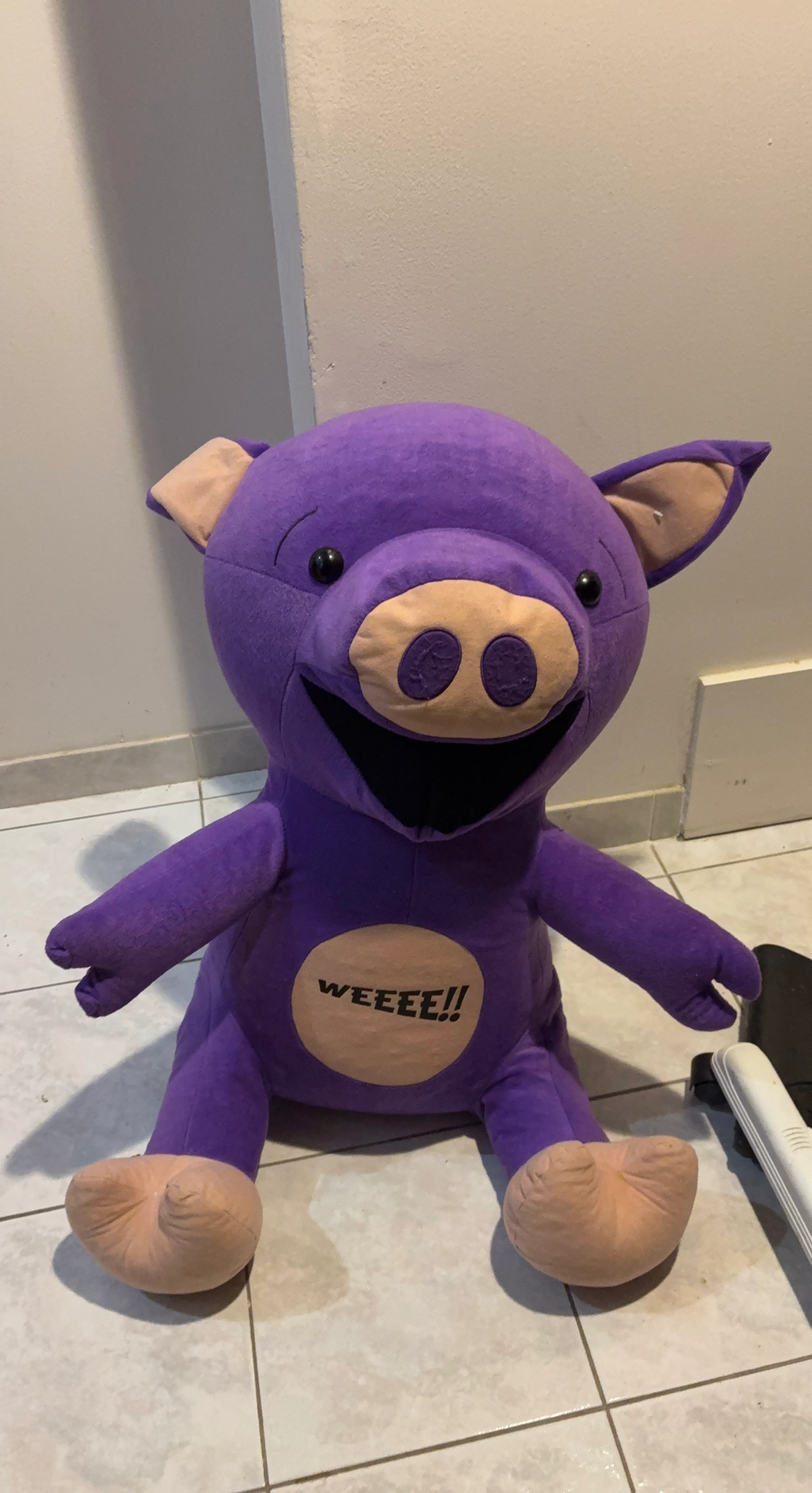 Purple Pig Plush Toy