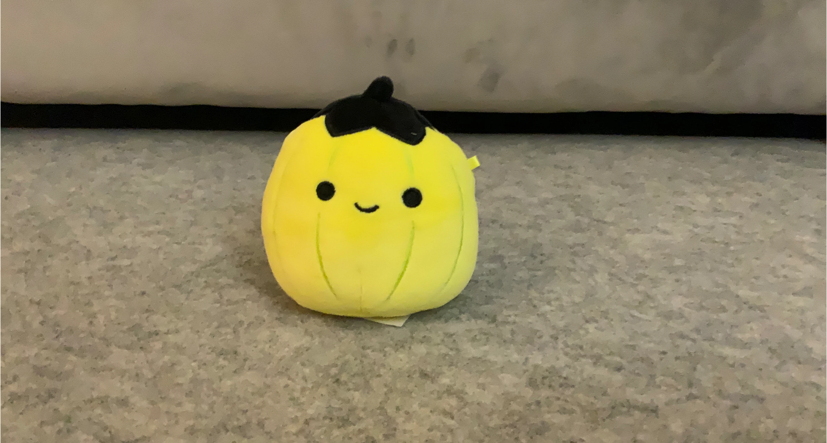 Yellow Pumpkin Plush Toy