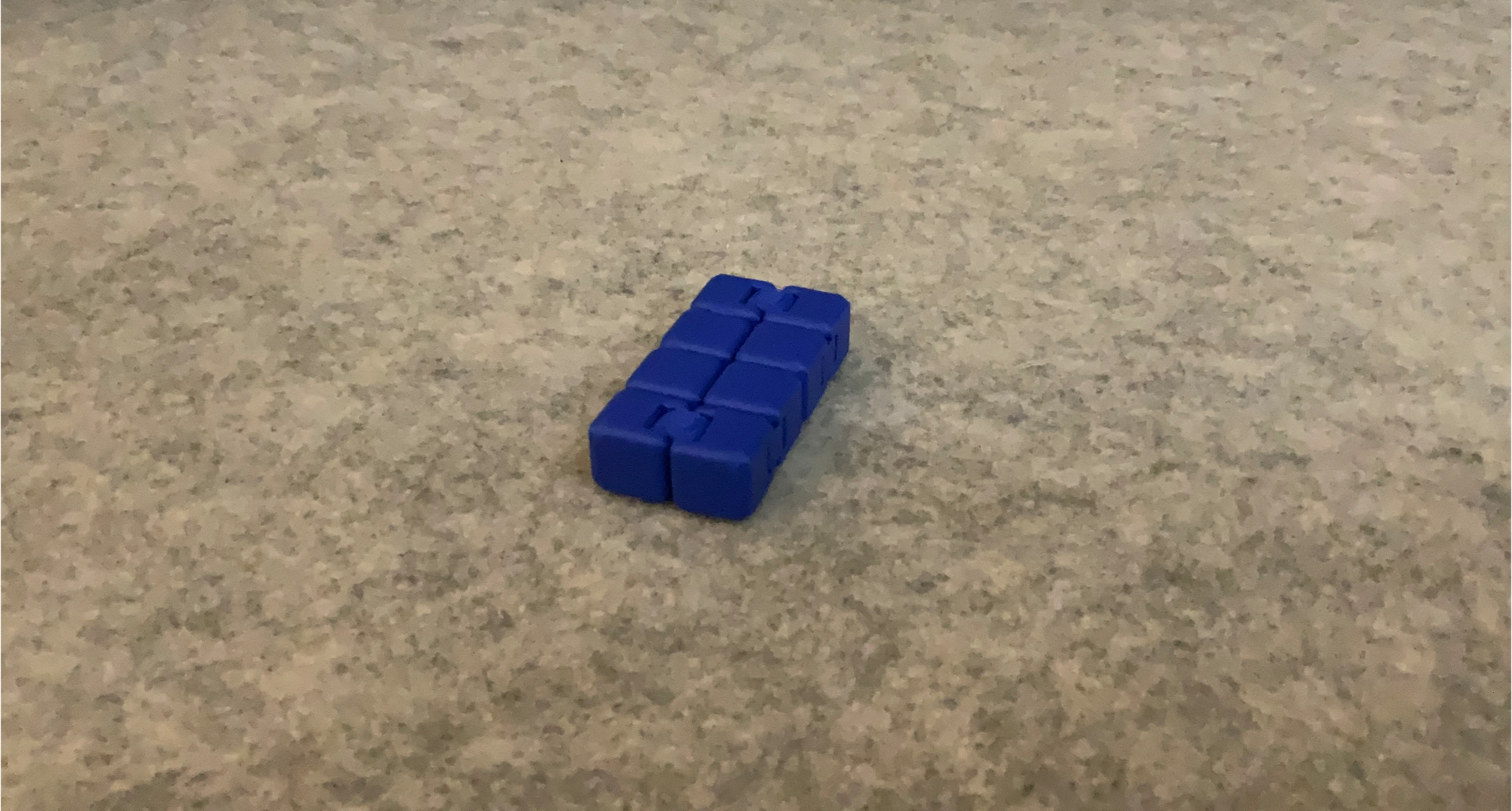 Blue Infinity Cube Fidget Toy