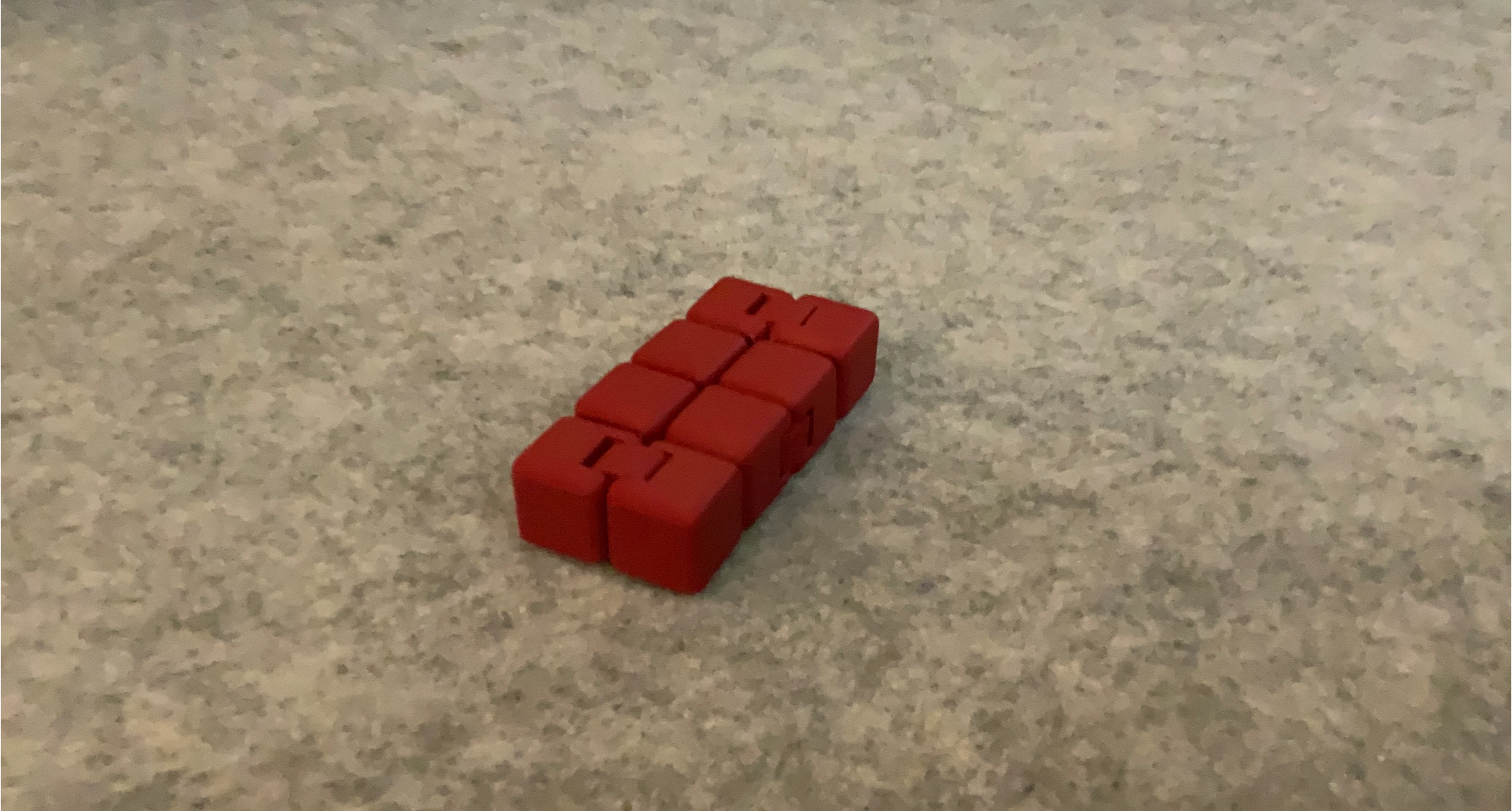 Red Infinity Cube Fidget Toy
