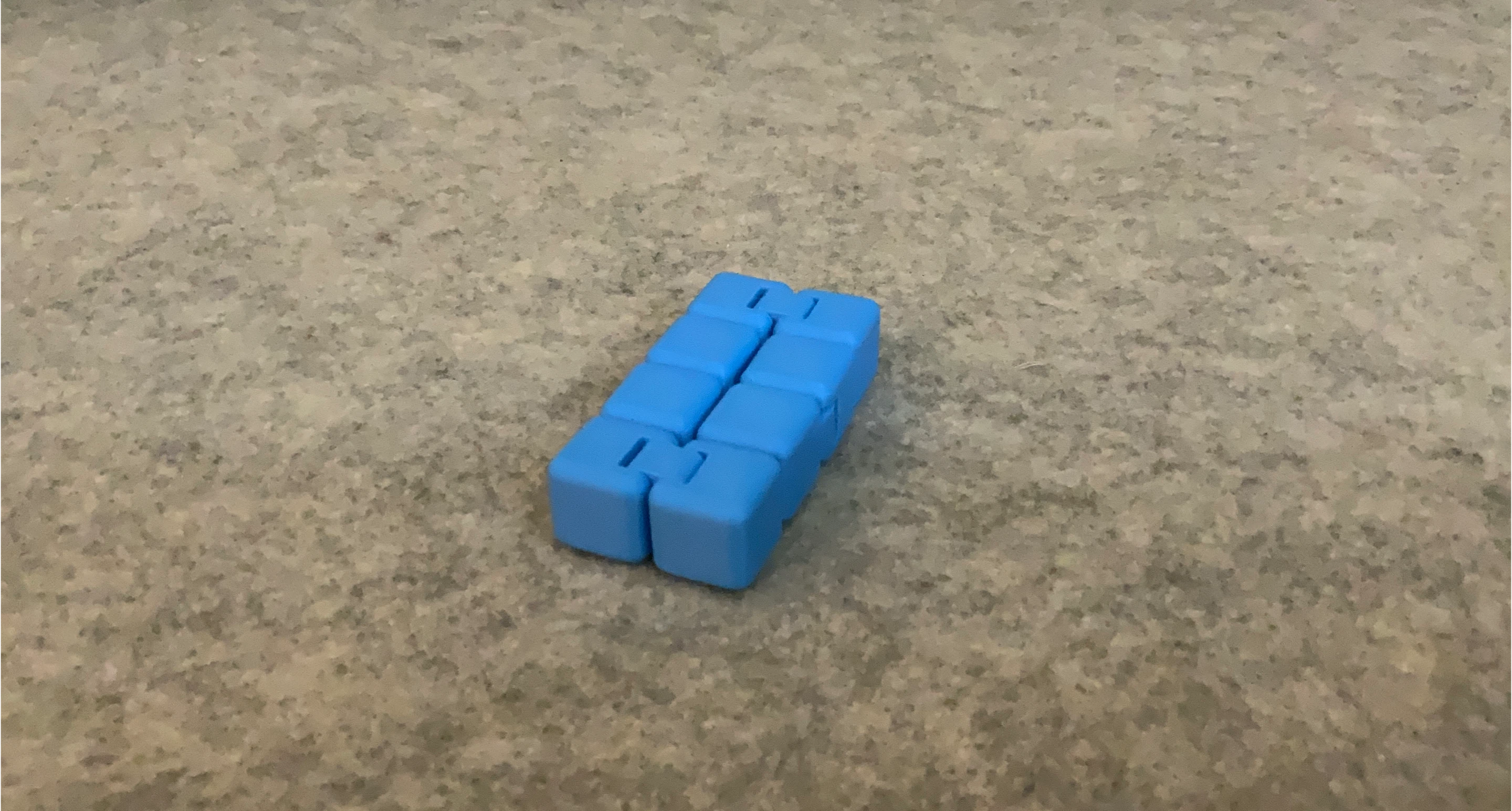Blue Infinity Cube Fidget Toy