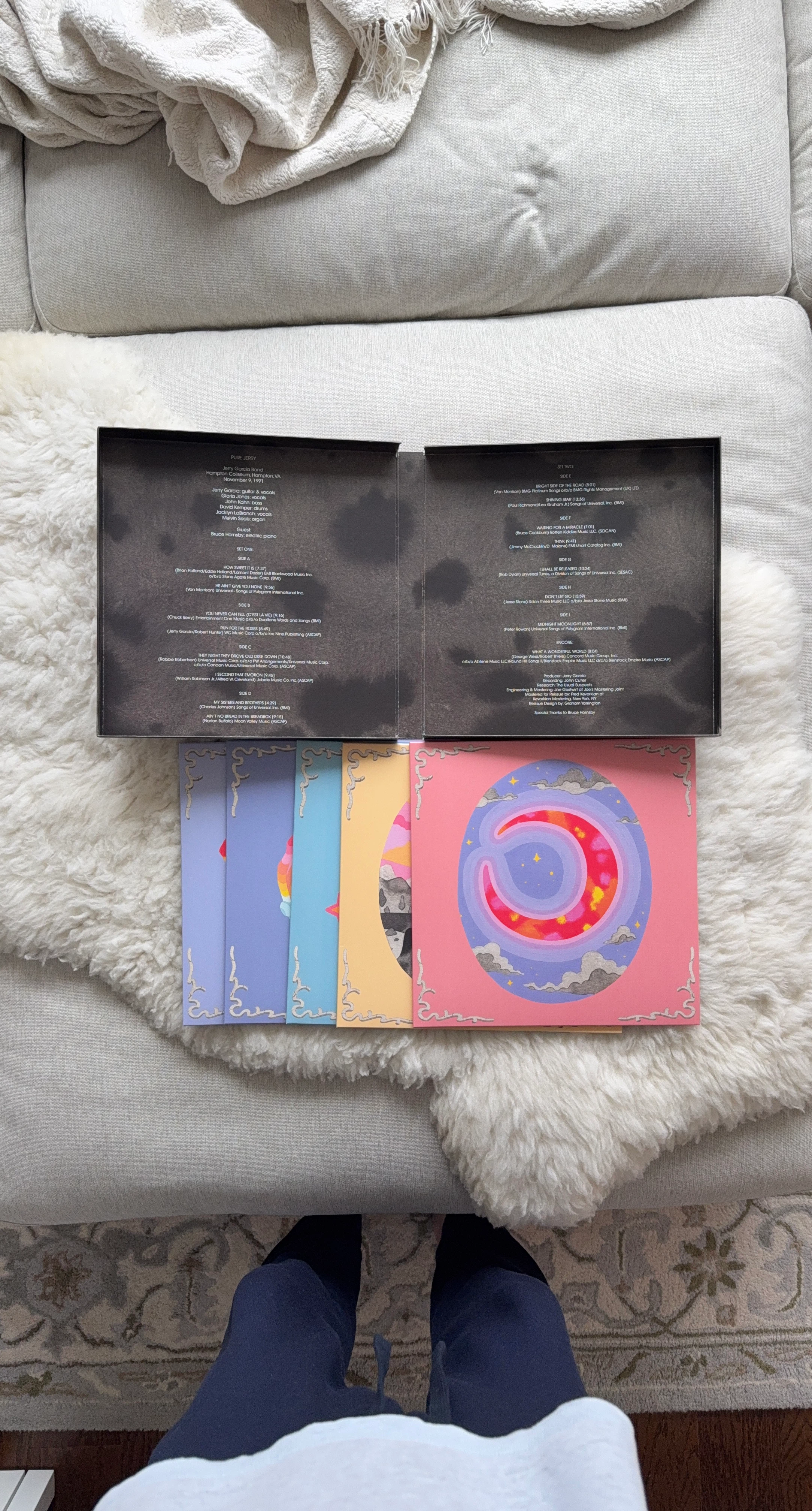 Jerry Garcia Band Pure Jerry Hampton Coliseum Nov 9 1991 CD Set