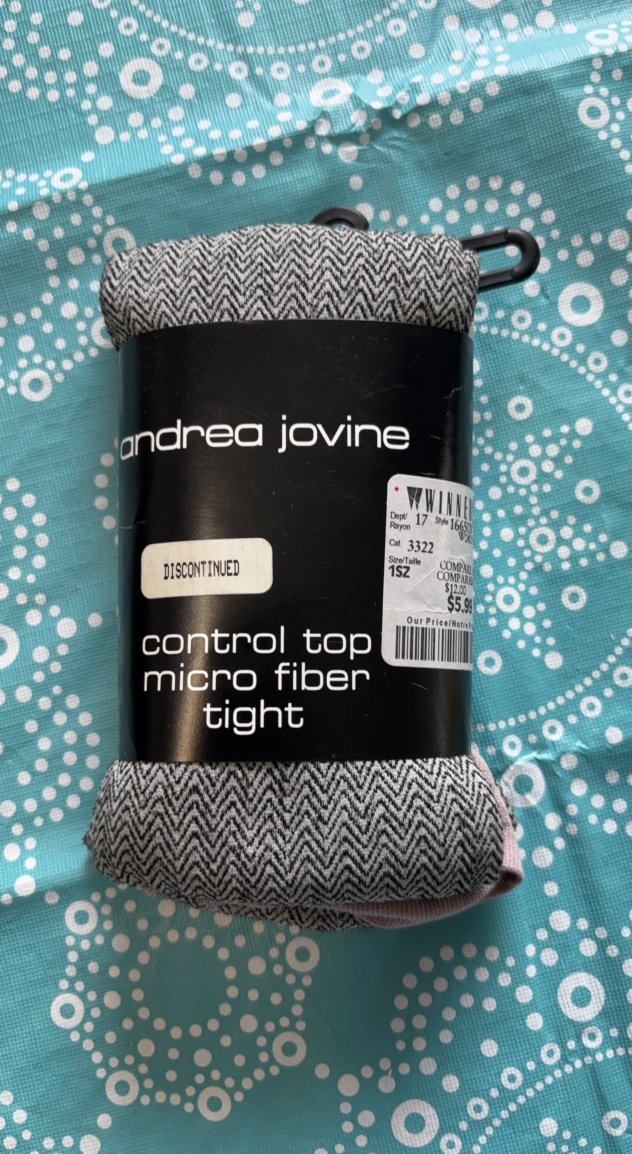 Andrea Jovine Control Top Micro Fiber Tights