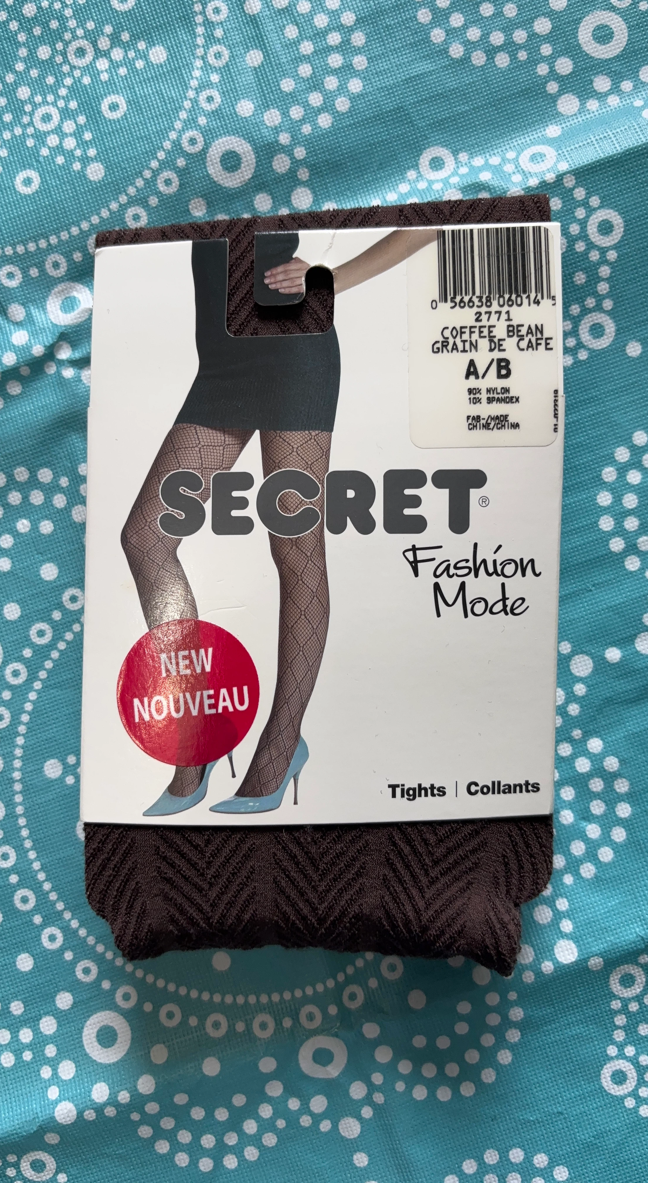 Secret Fashion Tights Coffee Bean Size A/B