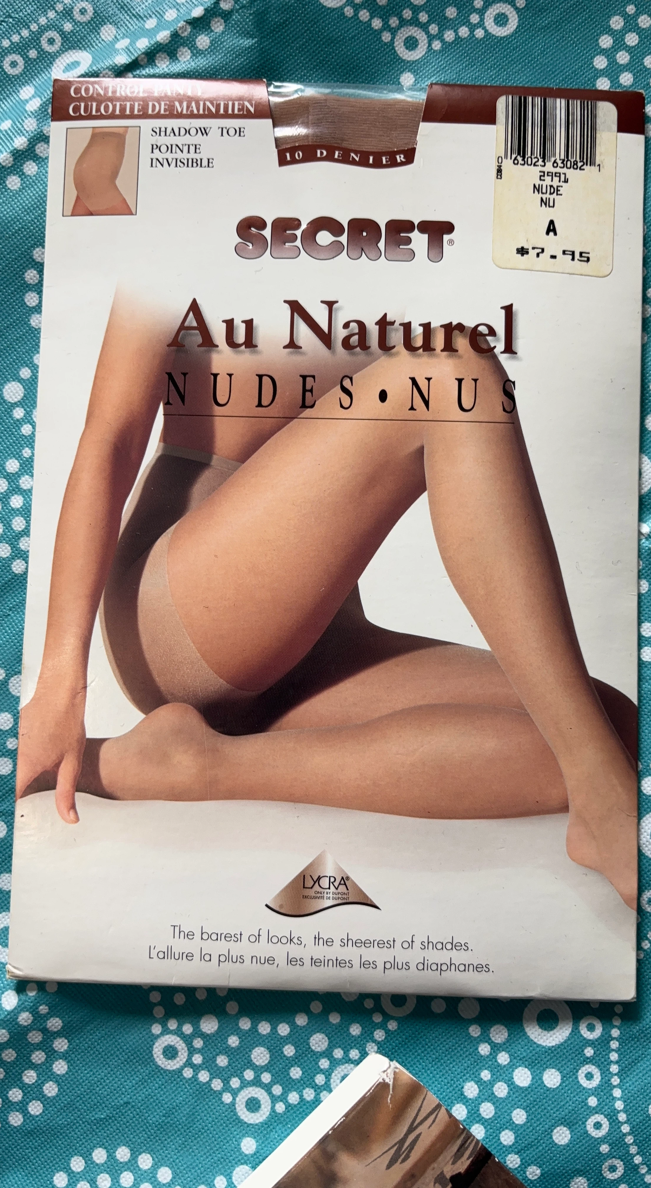 Secret Au Naturel Control Pantyhose Size A