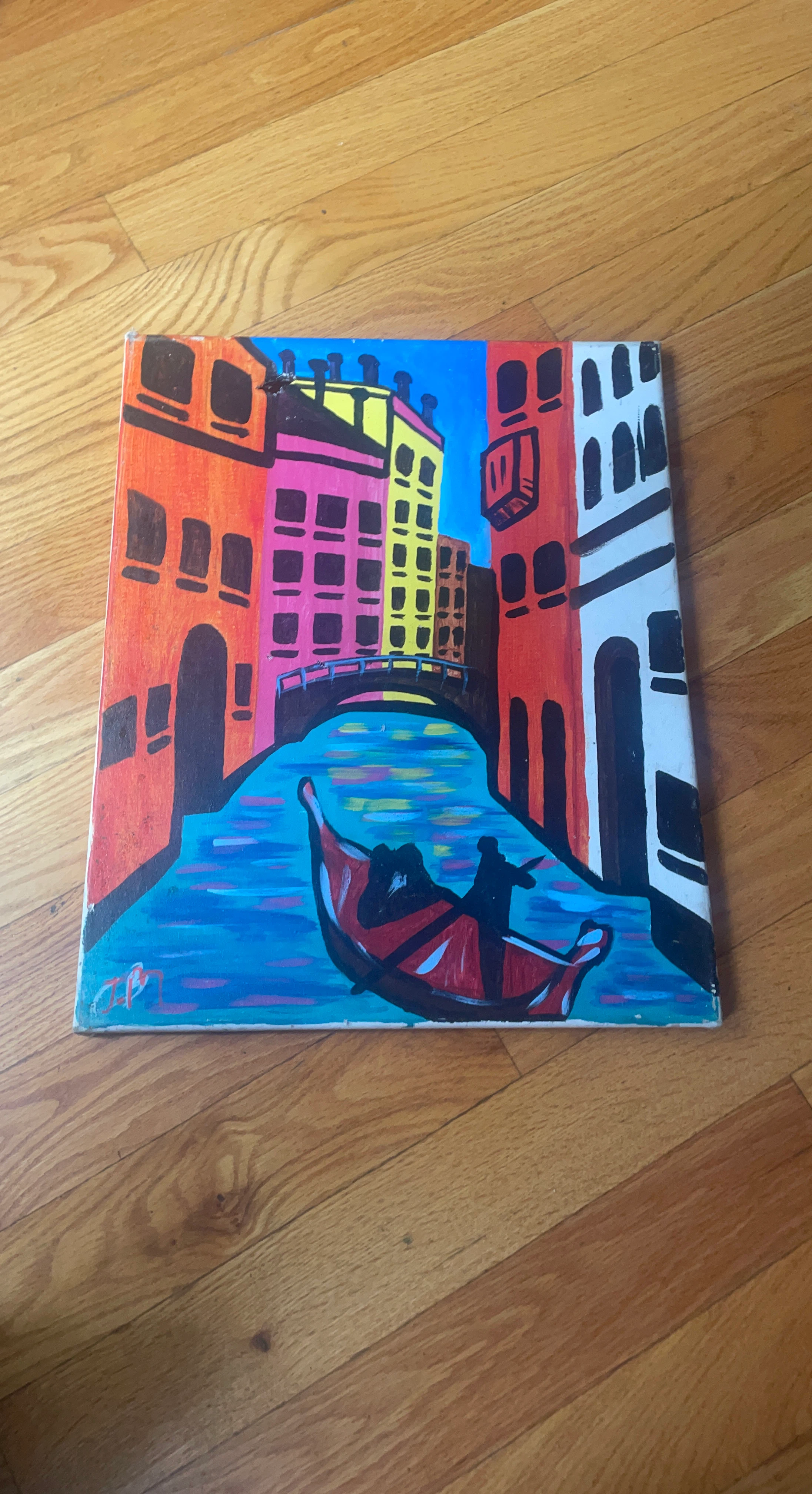 Venice Canal Painting