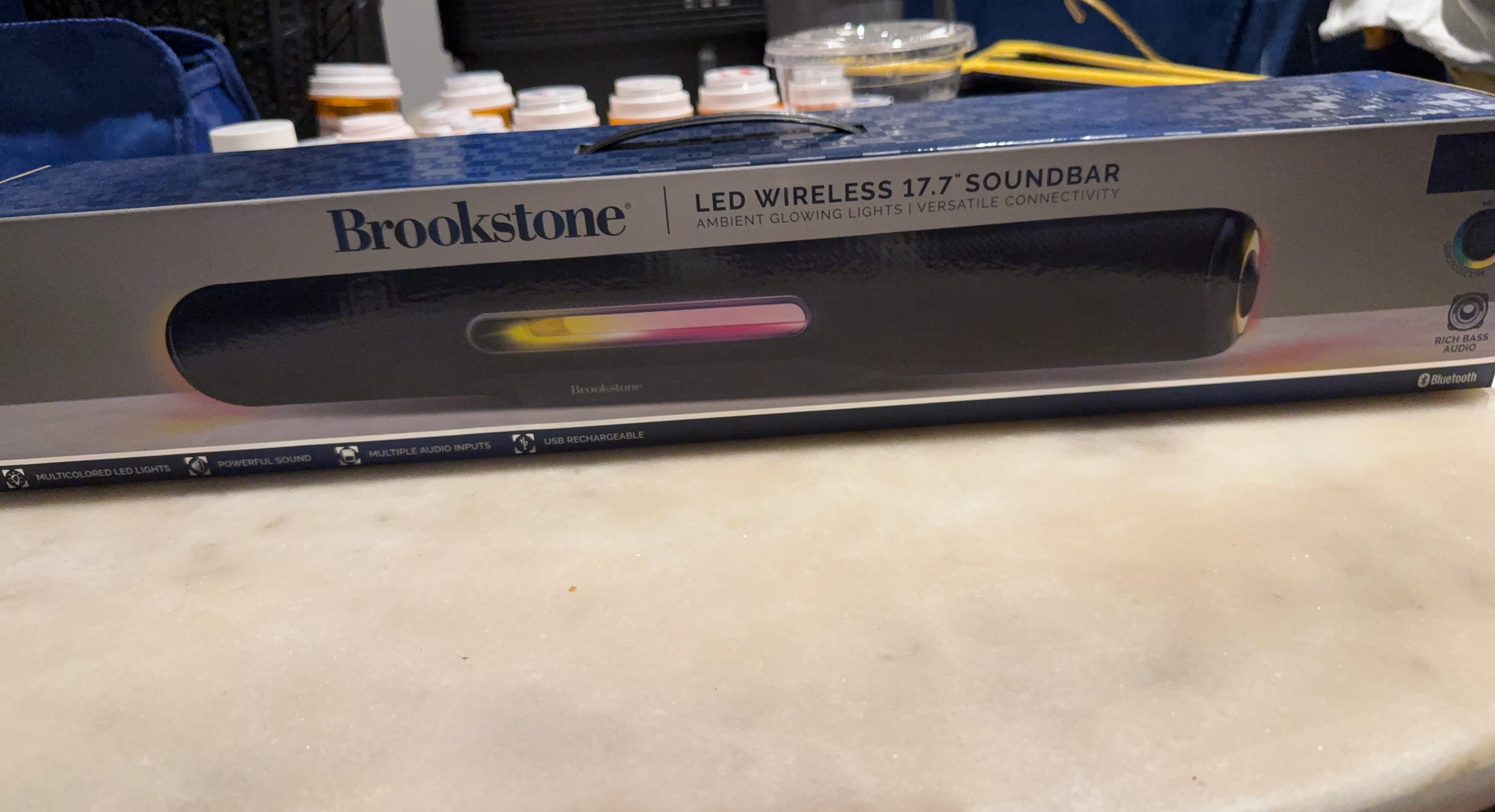 Brookstone 17.7" LED Wireless Soundbar