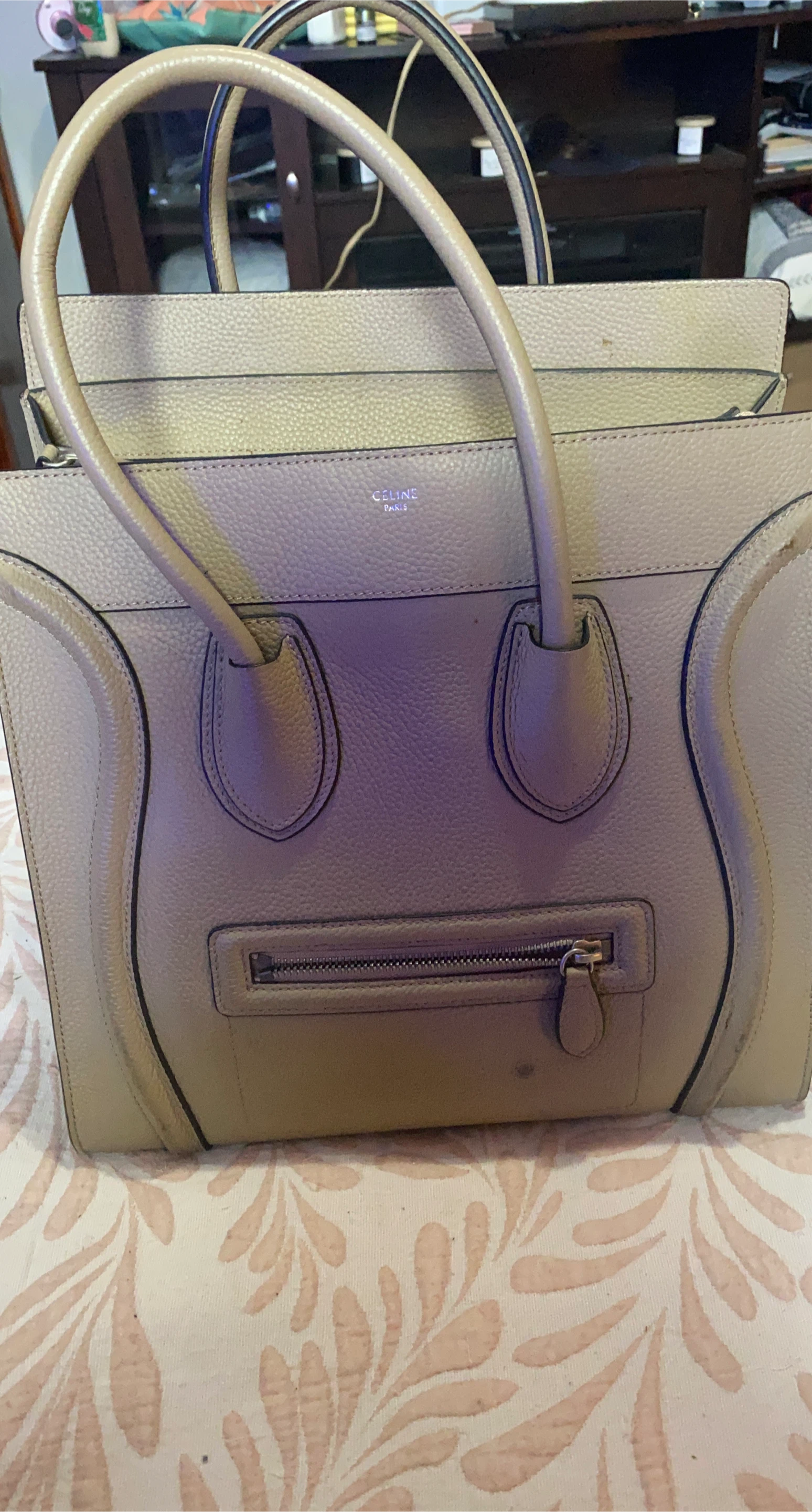 Celine Paris Luggage Tote Bag