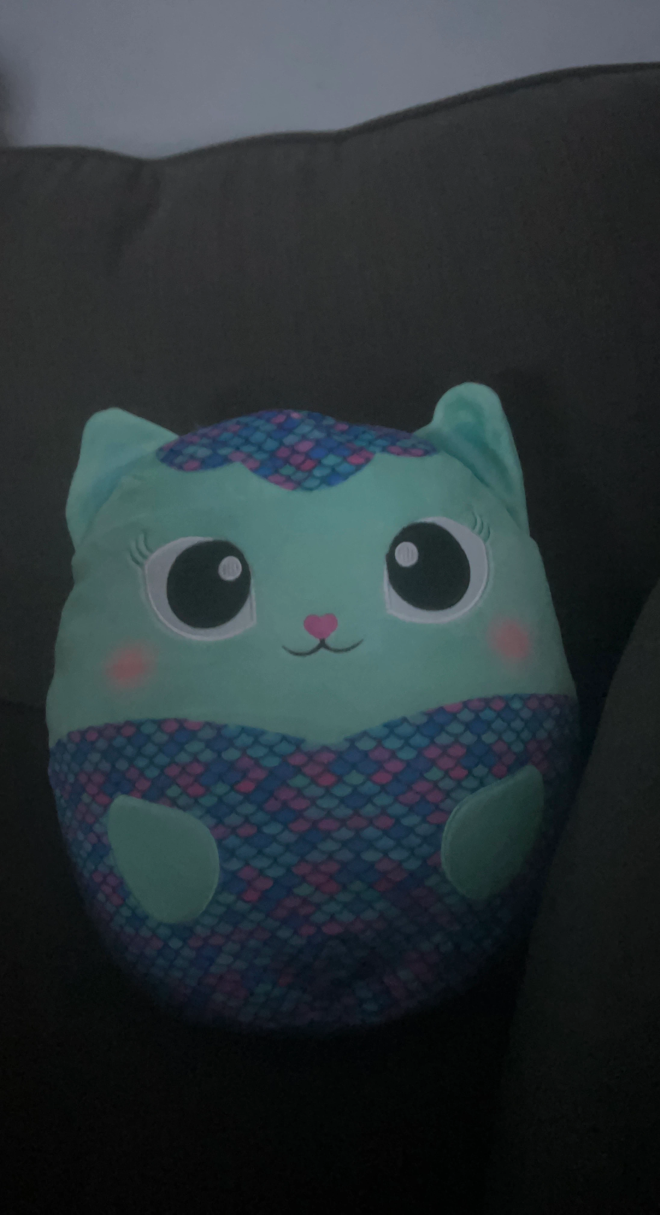 Mint Green Cat Mermaid Plush