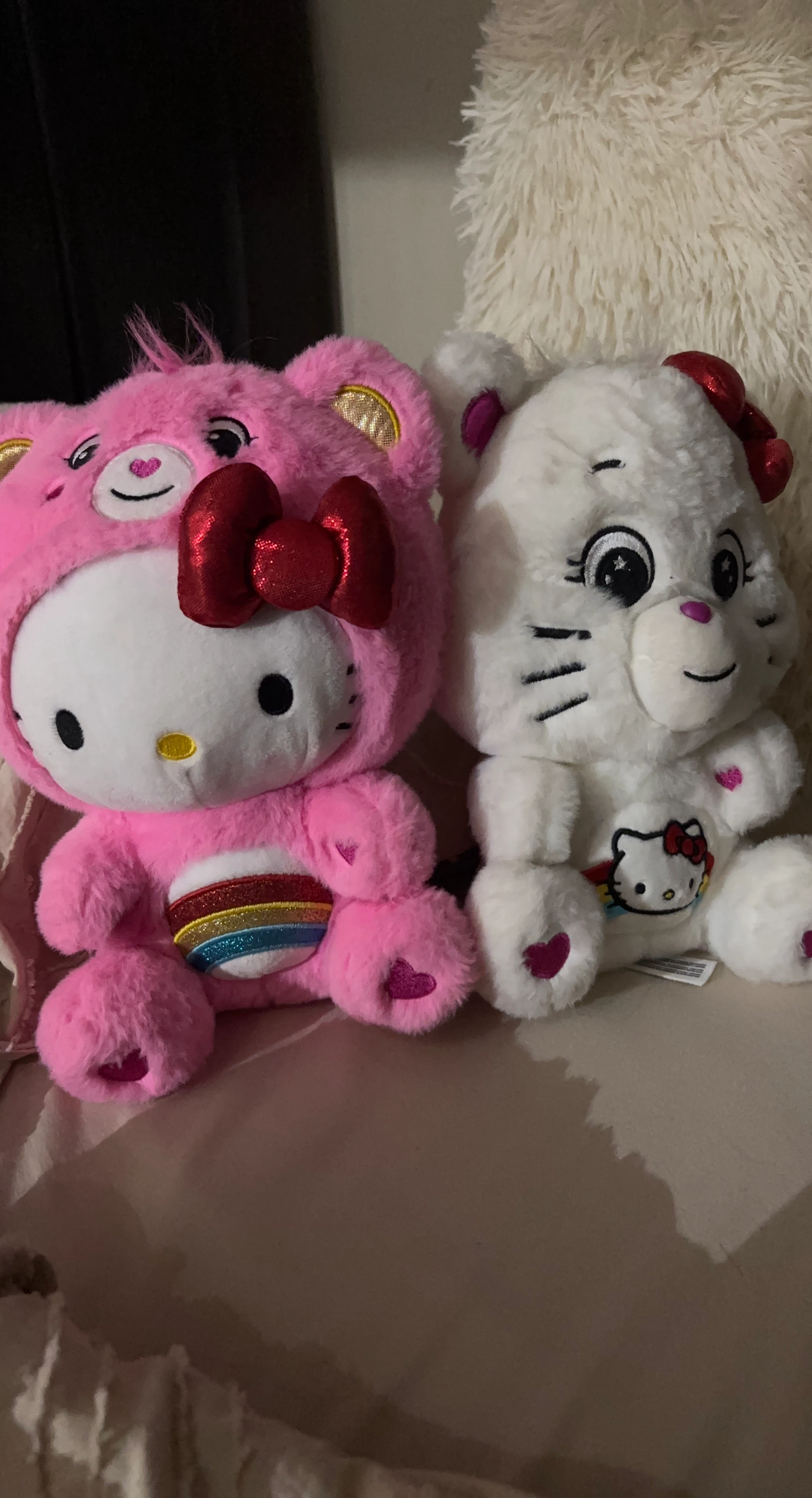 Hello Kitty & Care Bear Plushies