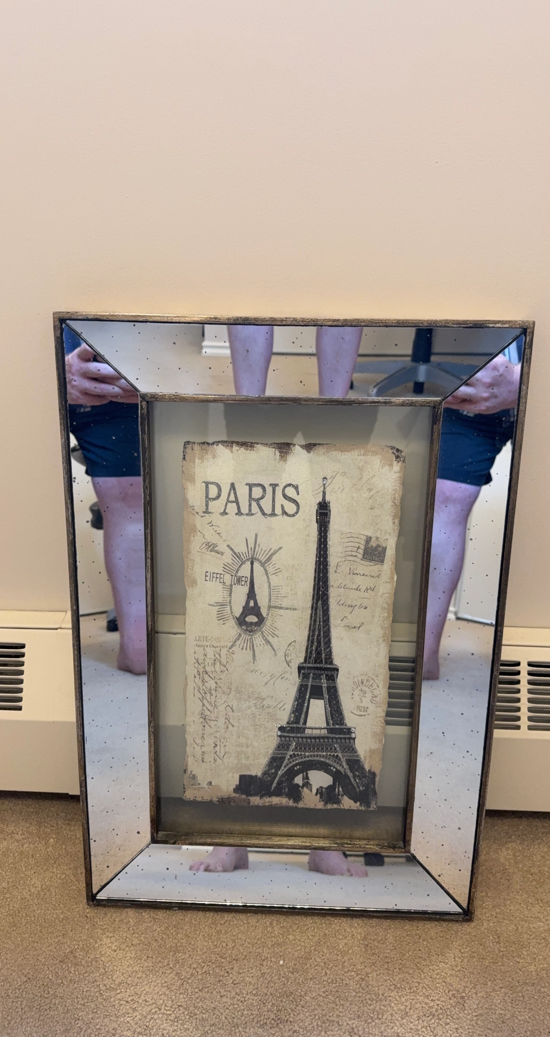 Paris Eiffel Tower Decorative Wall Mirror