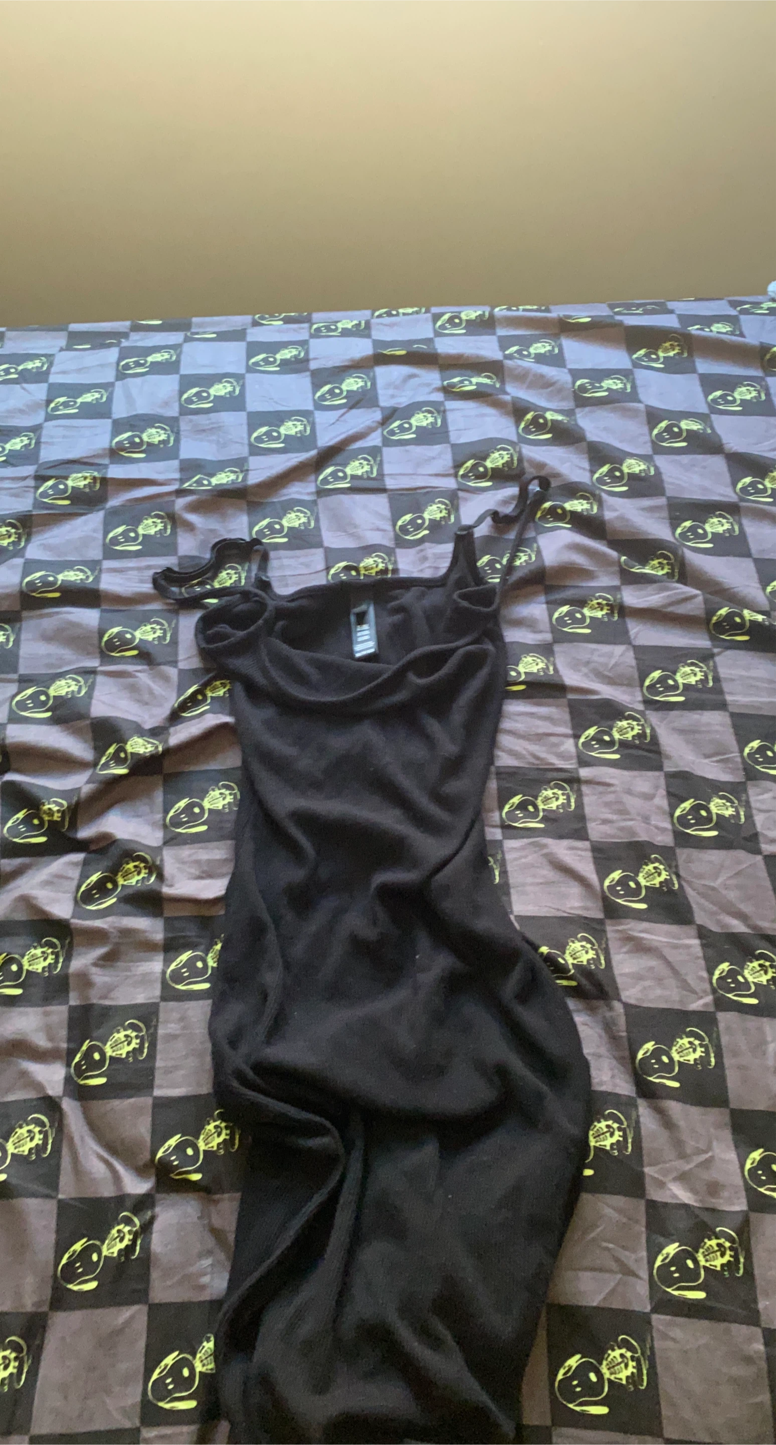Black skims dress