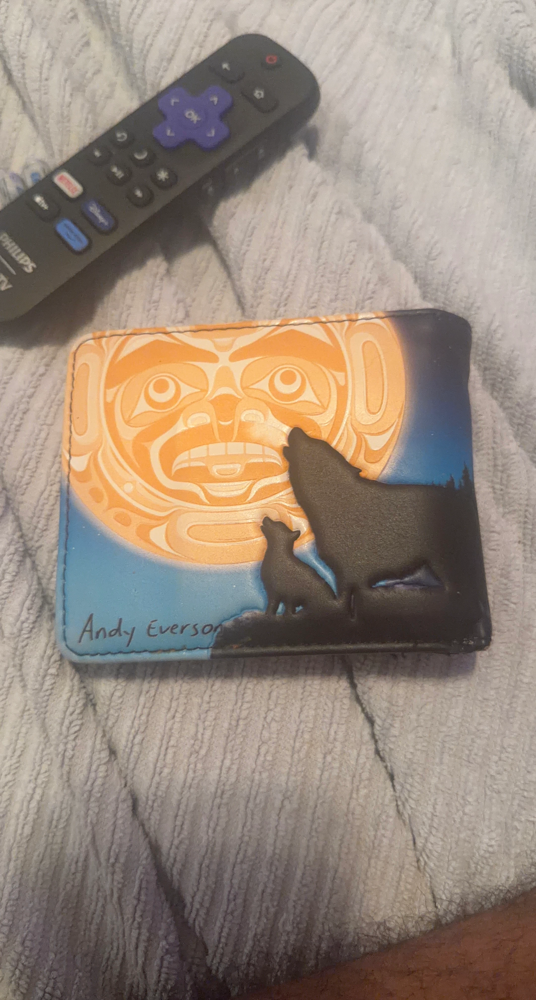 Andy Everson First Nations Art Bi-fold Wallet