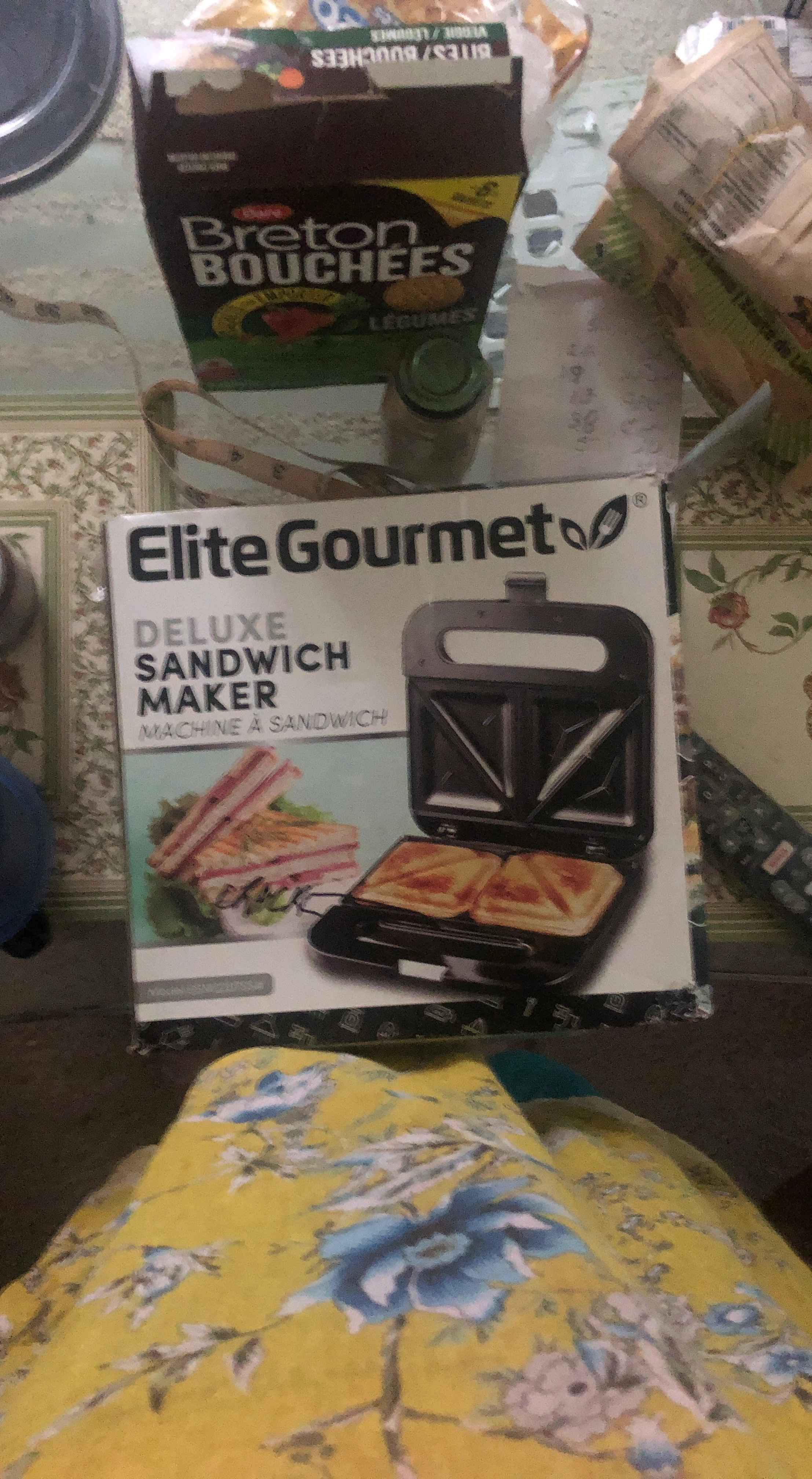 Elite Gourmet Deluxe Sandwich Maker