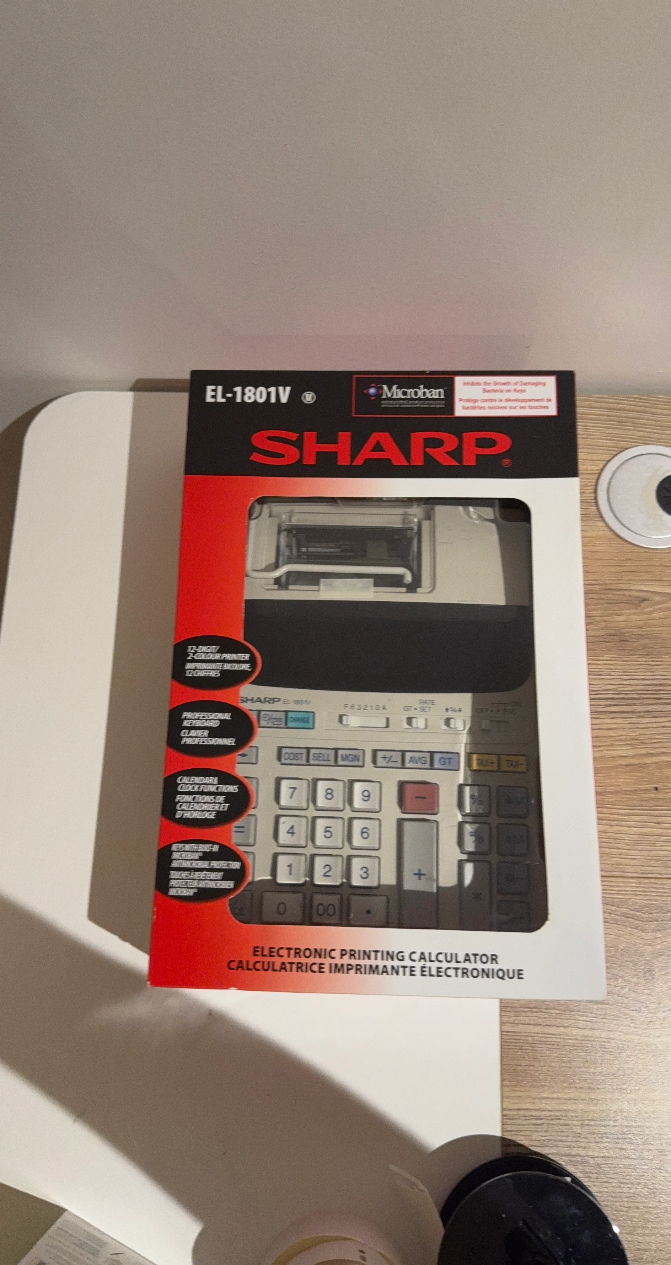 Sharp EL-1801V Electronic Printing Calculator