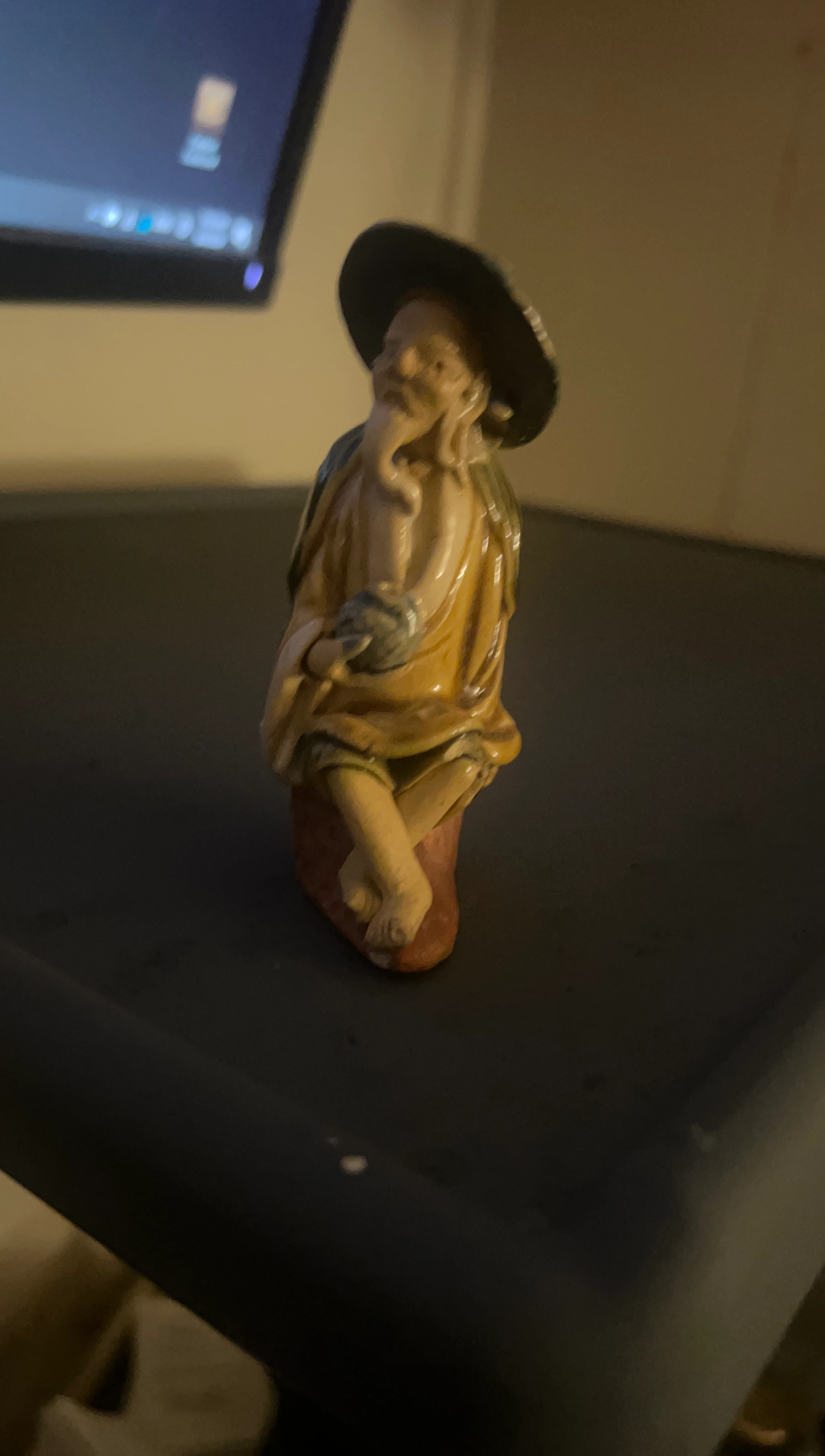 Vintage Ceramic Figurine of a Man