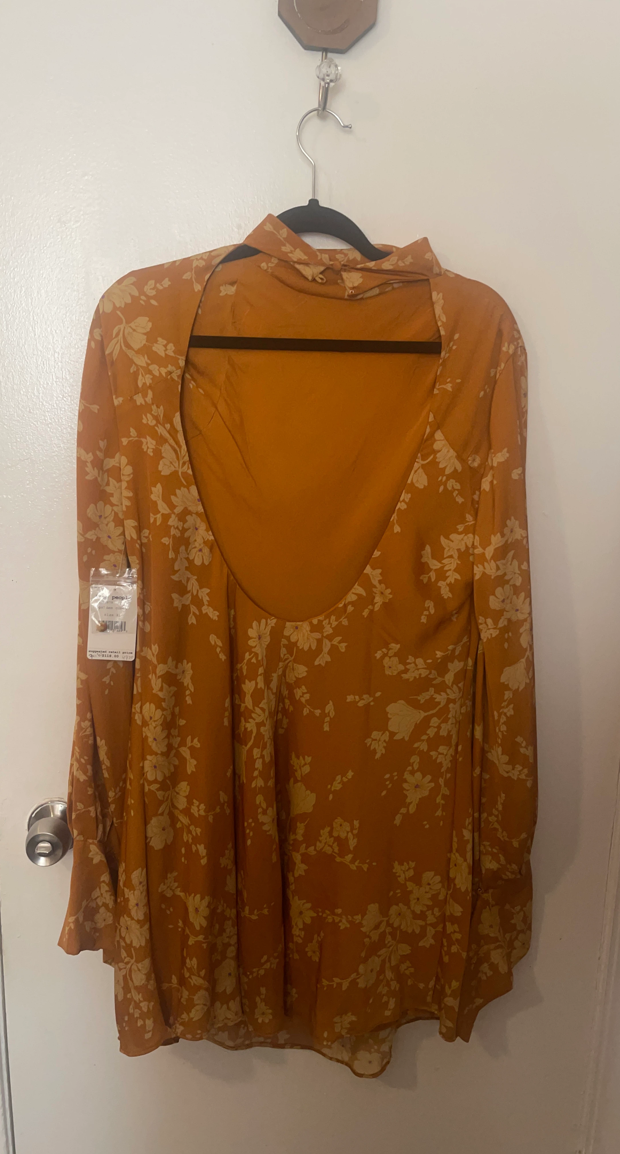 Free People Floral Mini Dress