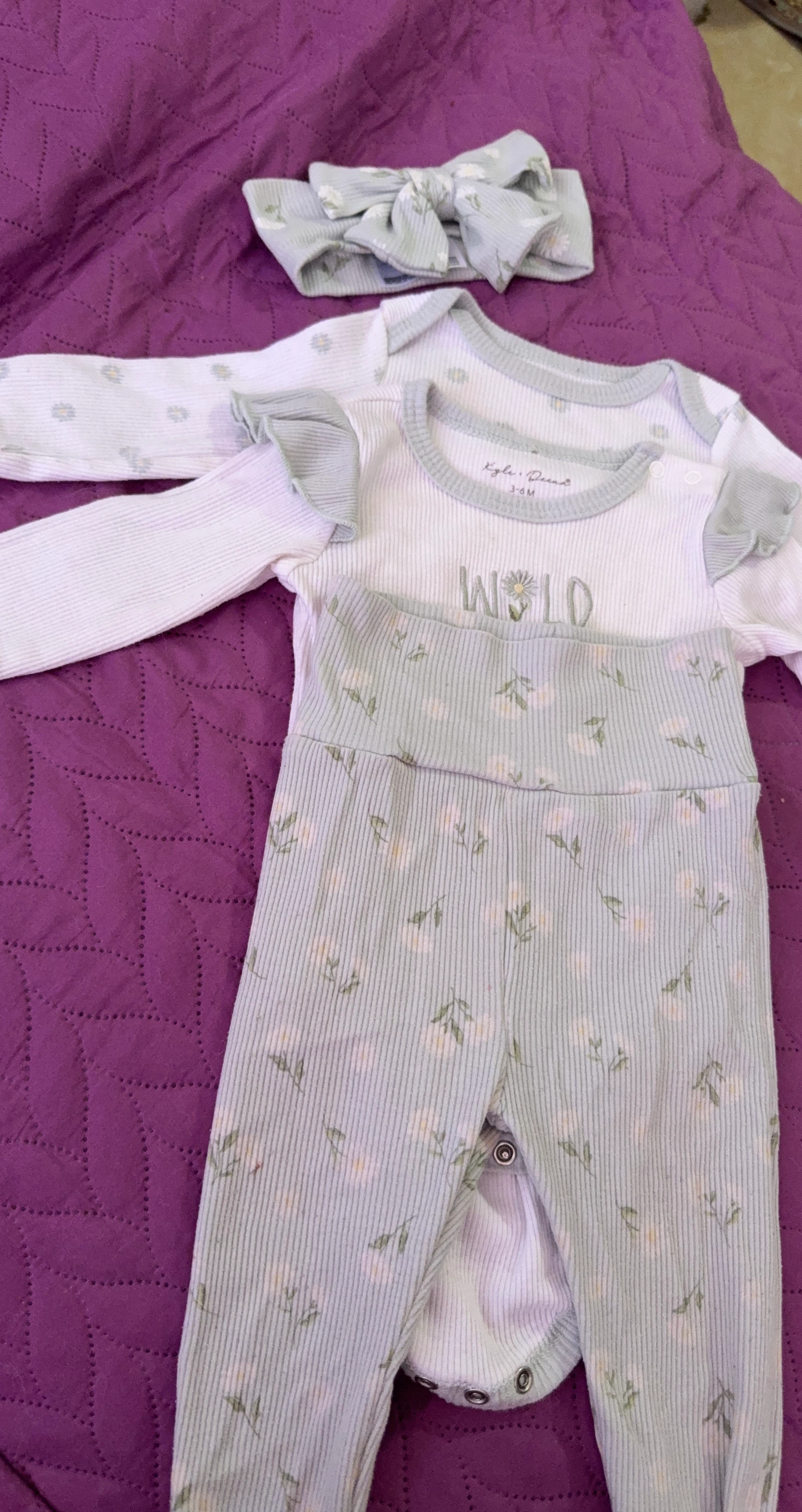 Kye & Bo Newborn Baby Girl Outfit -6 months