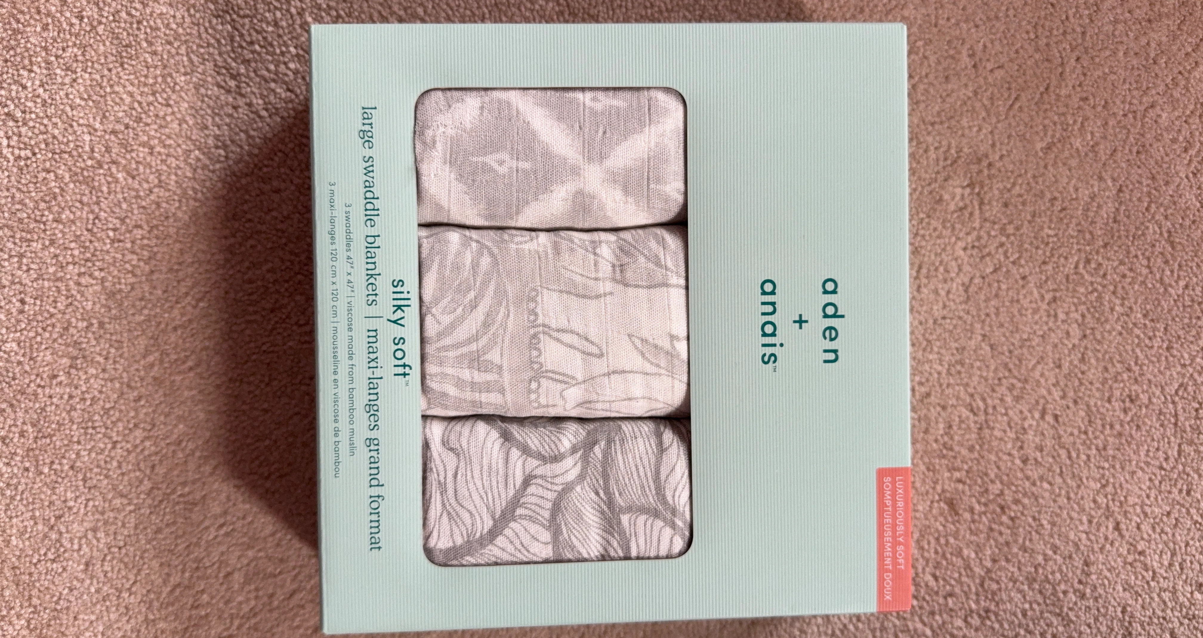Aden + Anais Large Silky Soft Swaddle Blankets