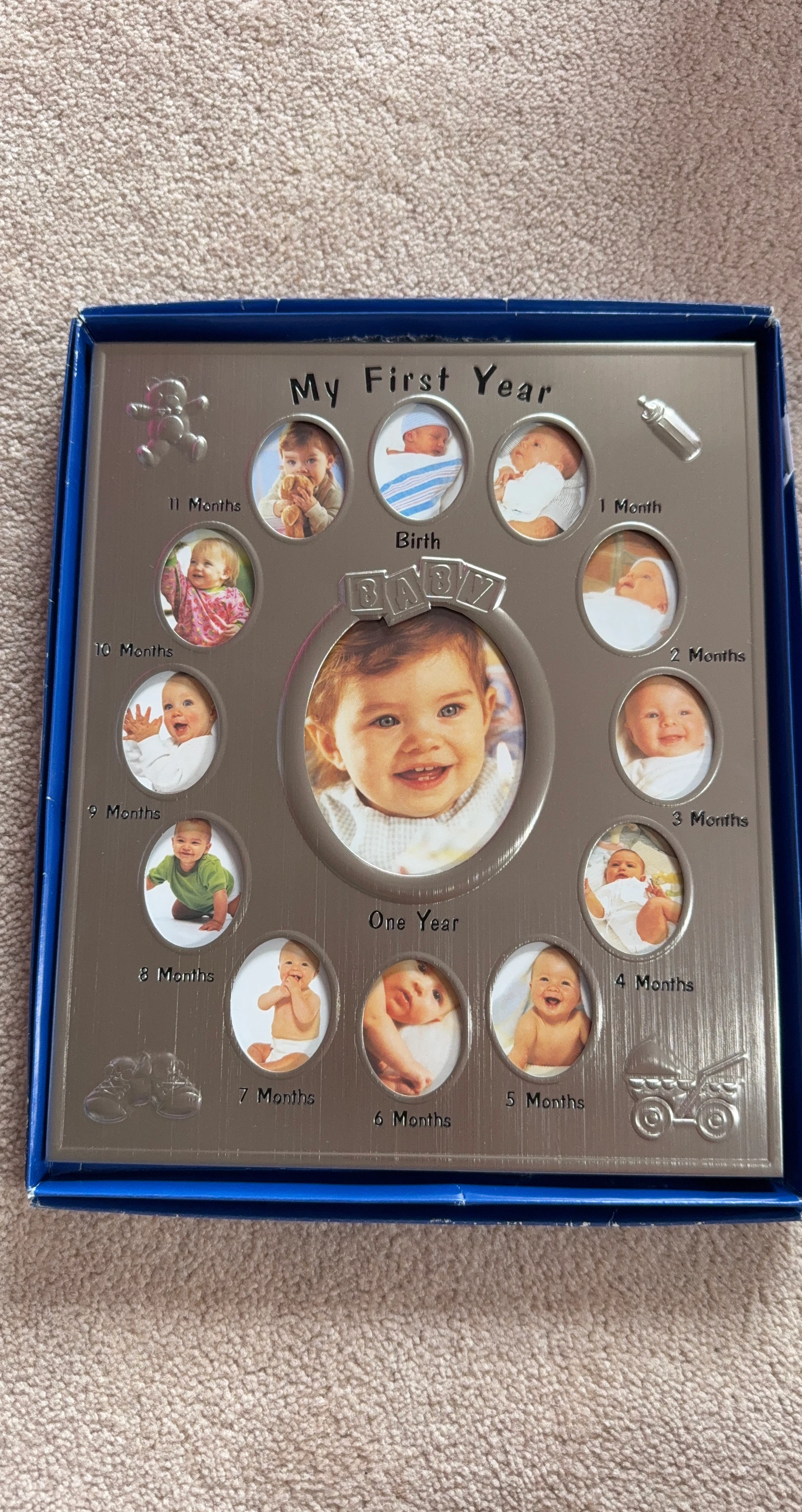 My First Year Baby Photo Frame