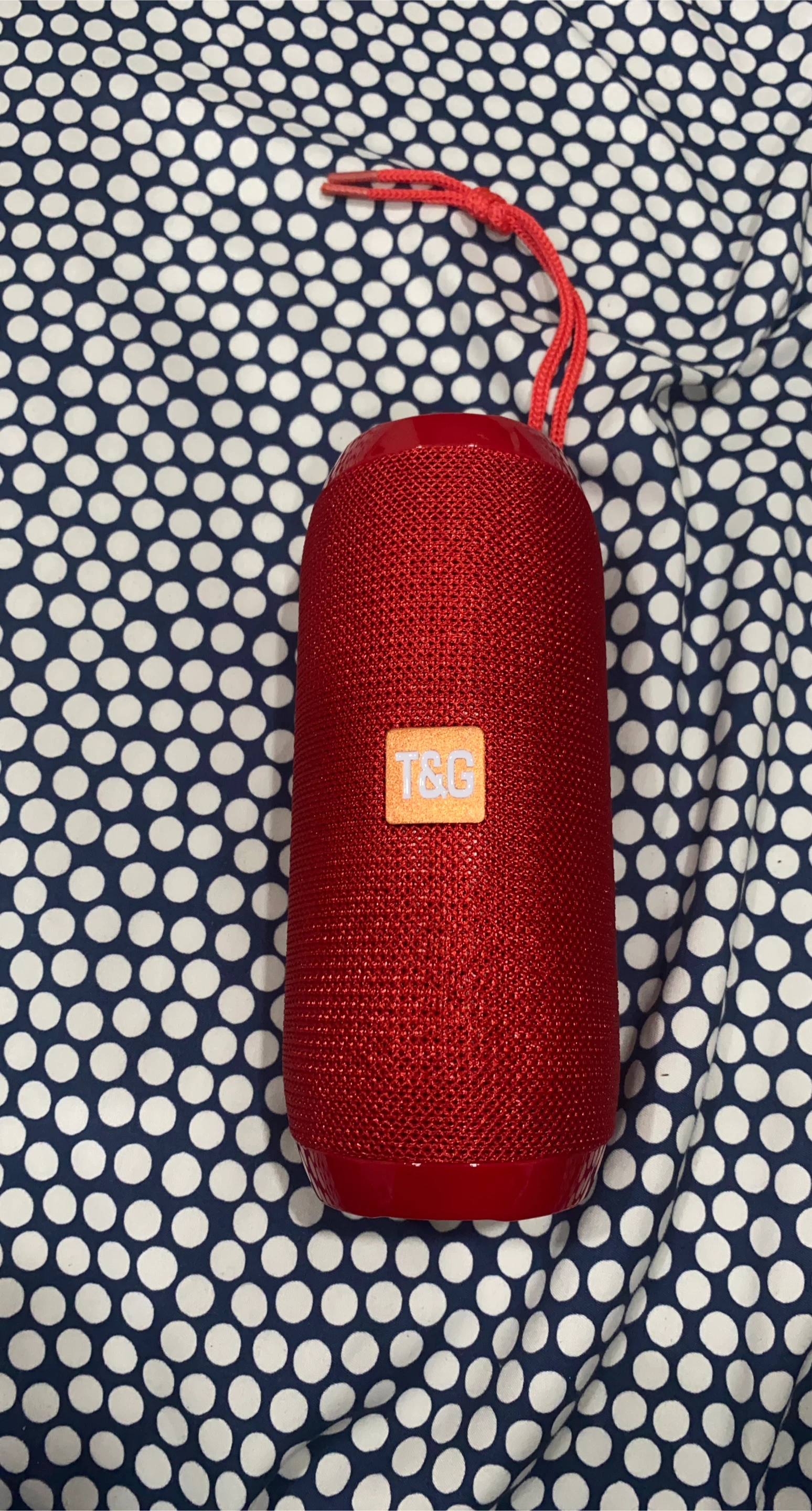 T&G Red Portable Bluetooth Speaker