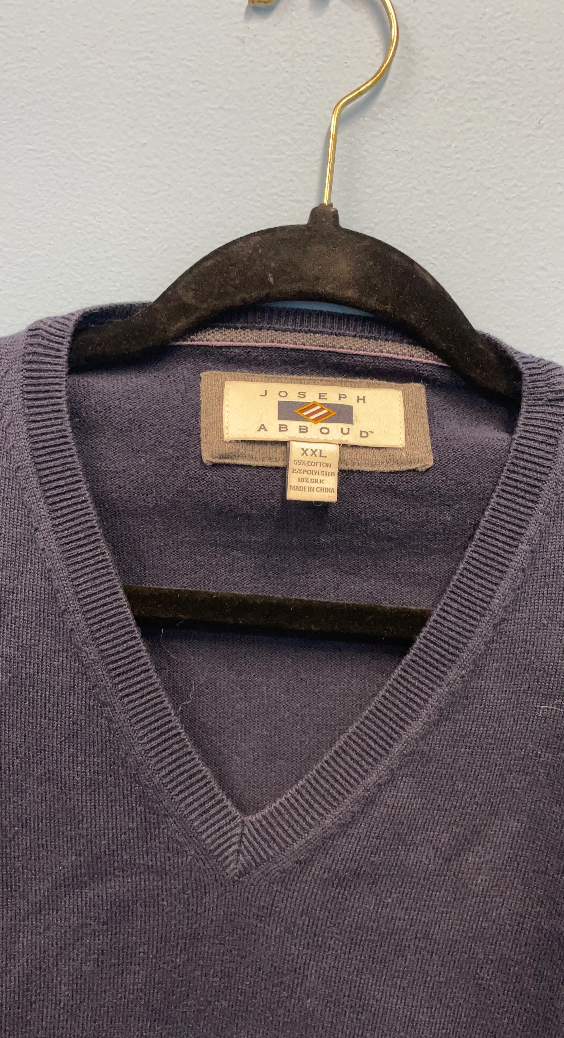 Joseph Abboud V-Neck Sweater - XXL