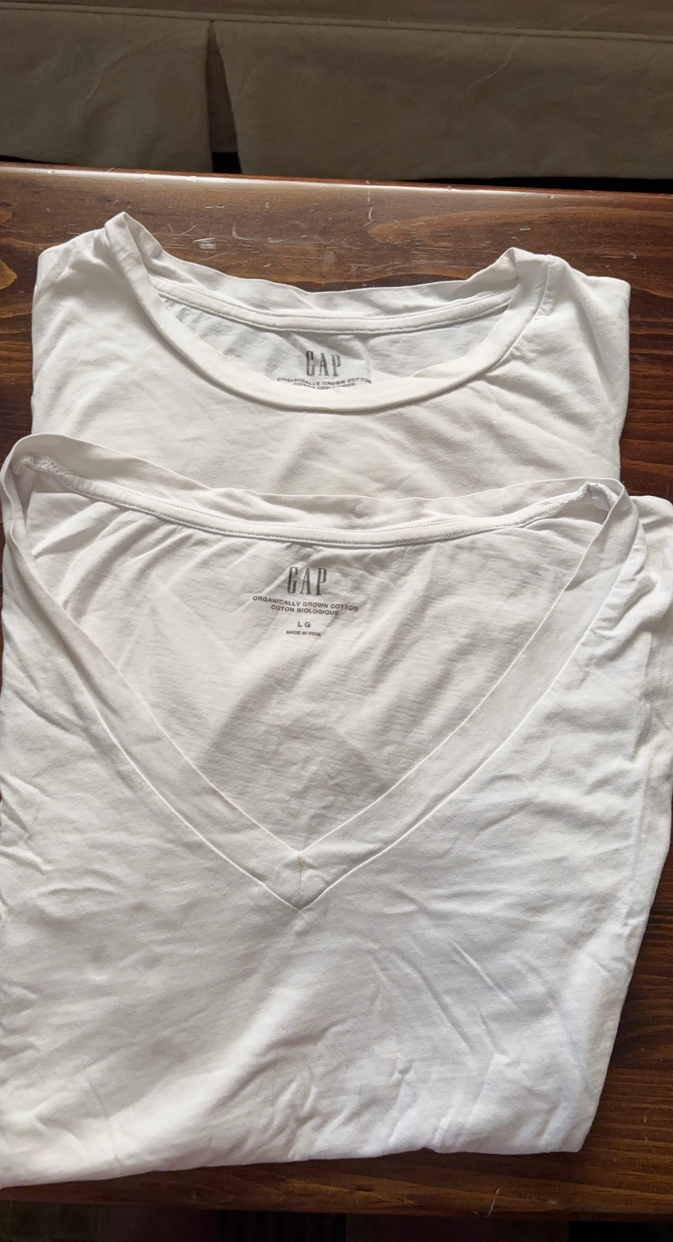 GAP Organic Cotton T-Shirts (2 Pack) - Large