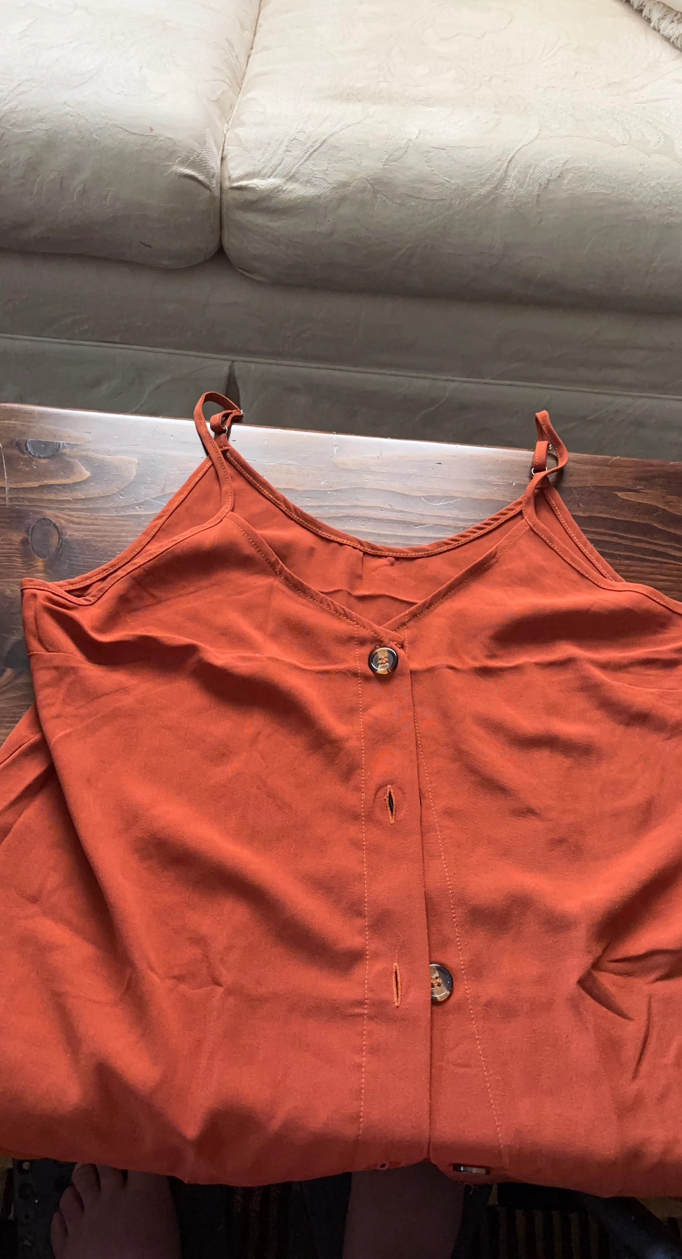 Orange Camisole Top