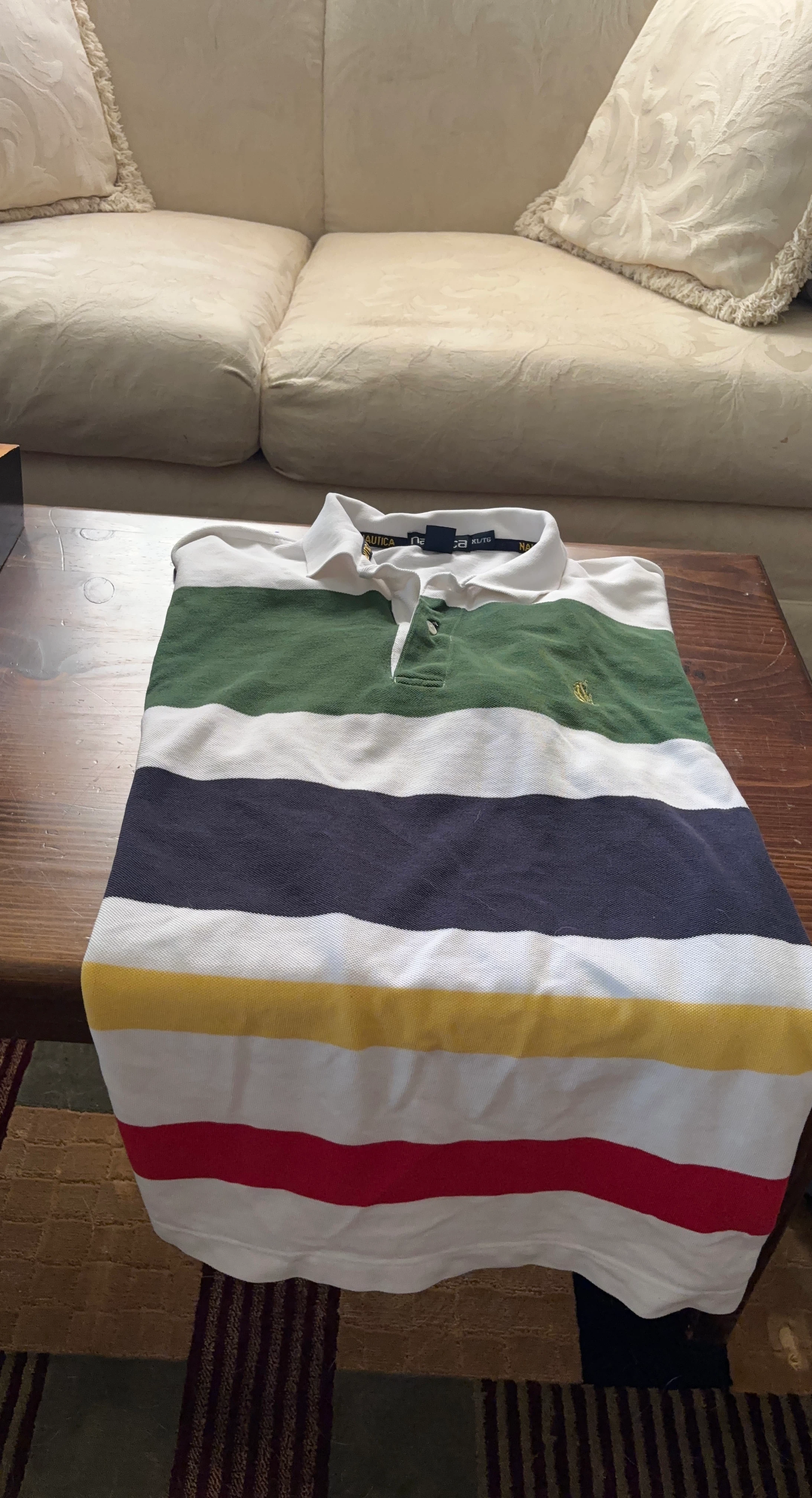 Nautica Striped Polo Shirt XL/TG