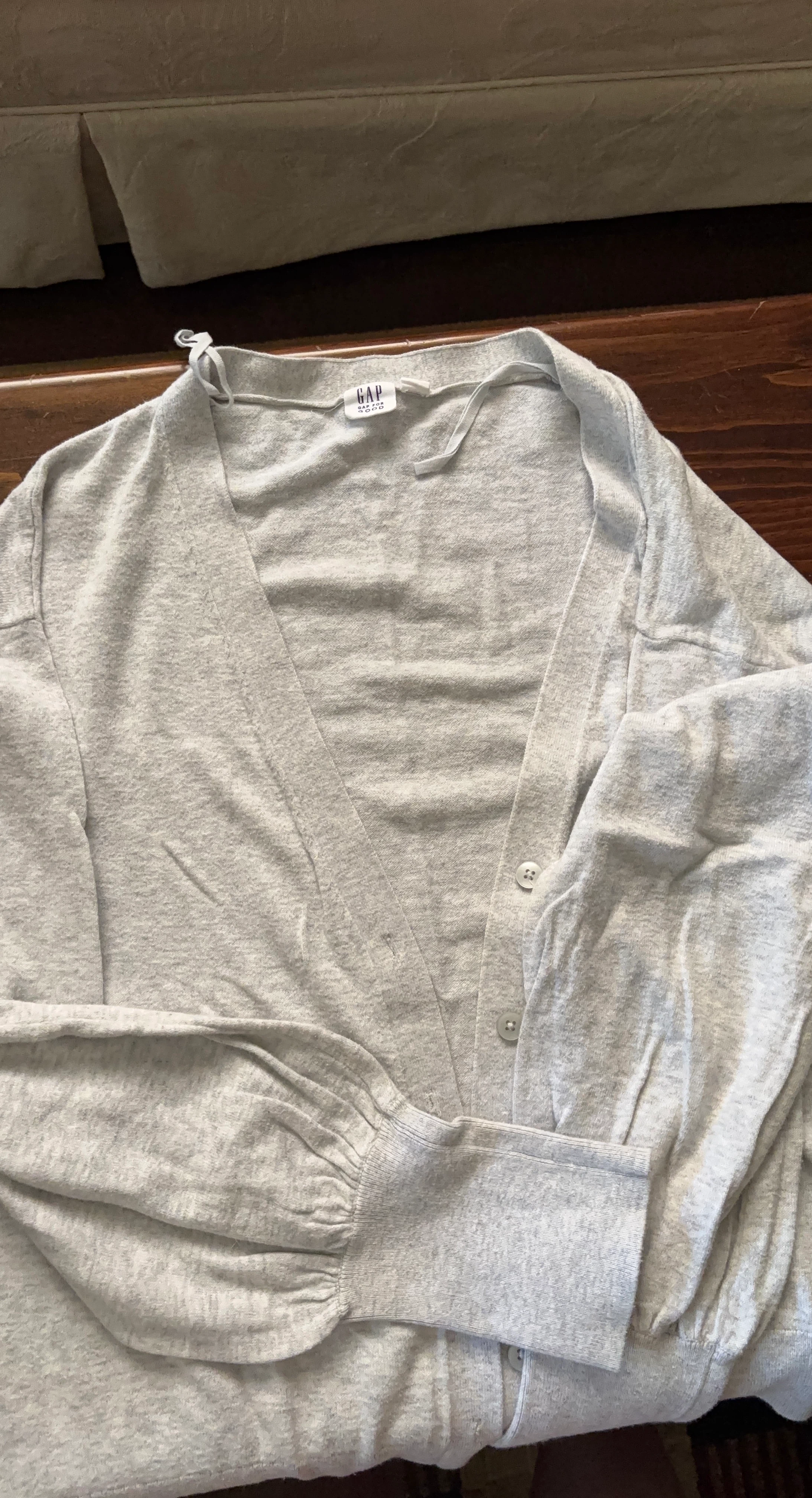GAP grey cardigan