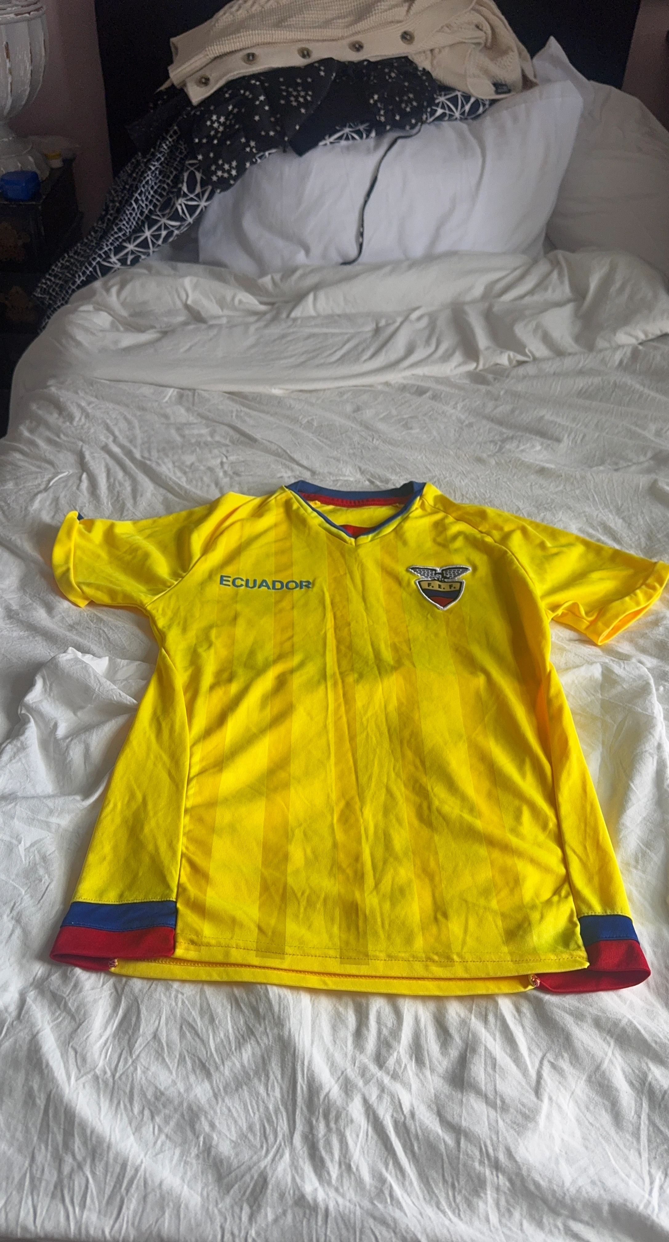 Yellow Ecuador Soccer Jersey
