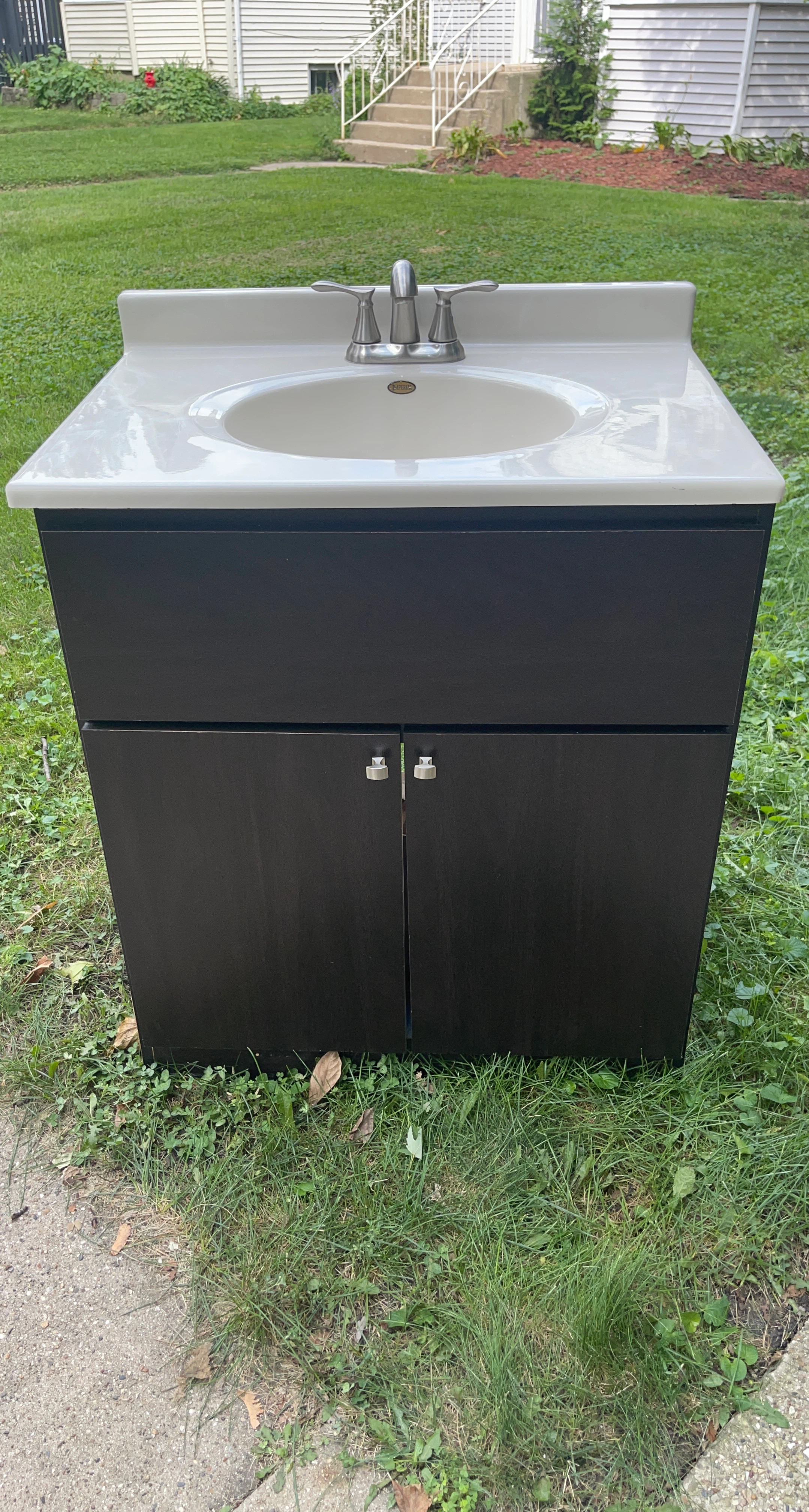 Bathroom Vanity with Sink and Faucet