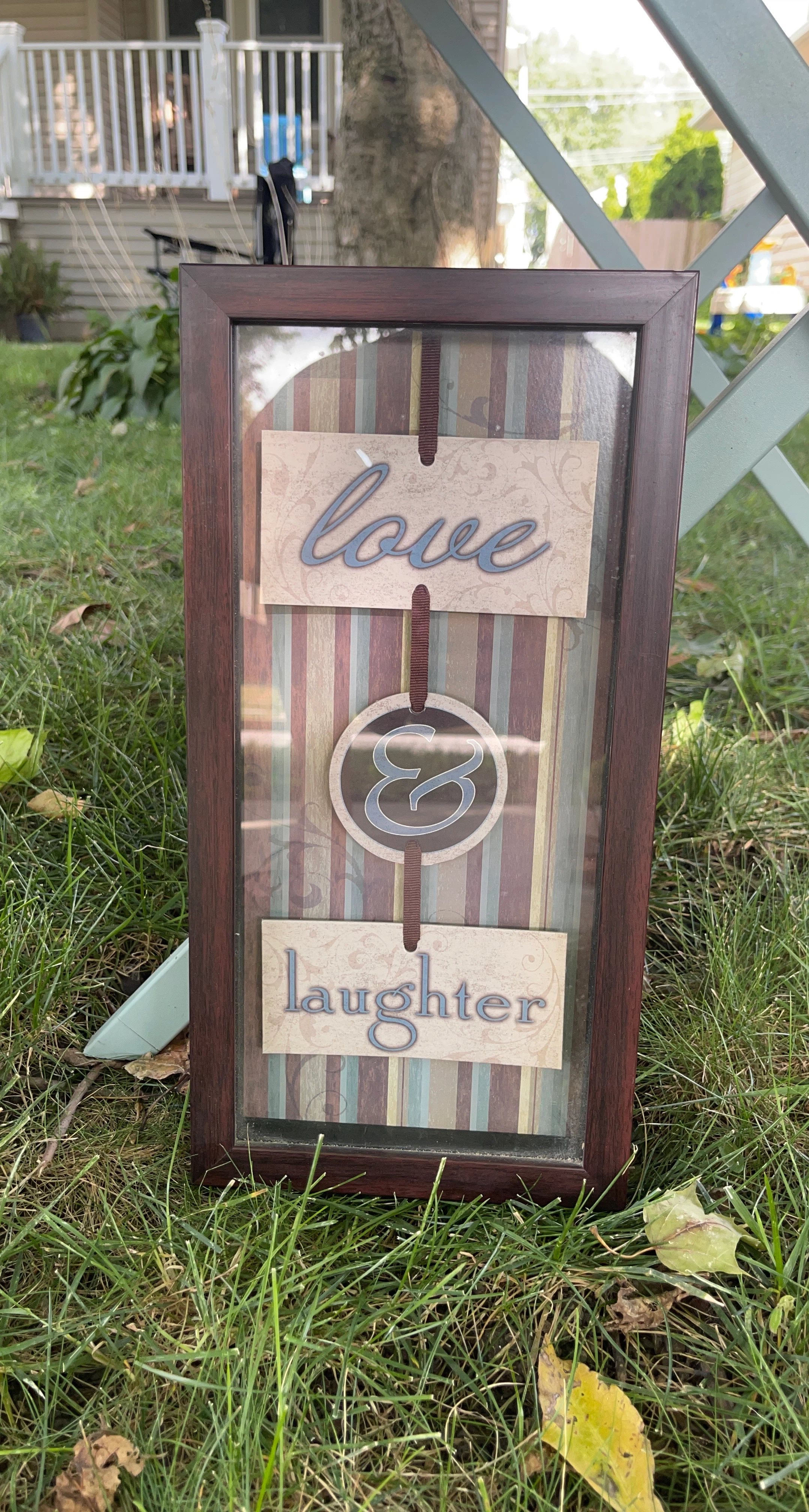 Decorative Shadow Box "Love & Laughter"
