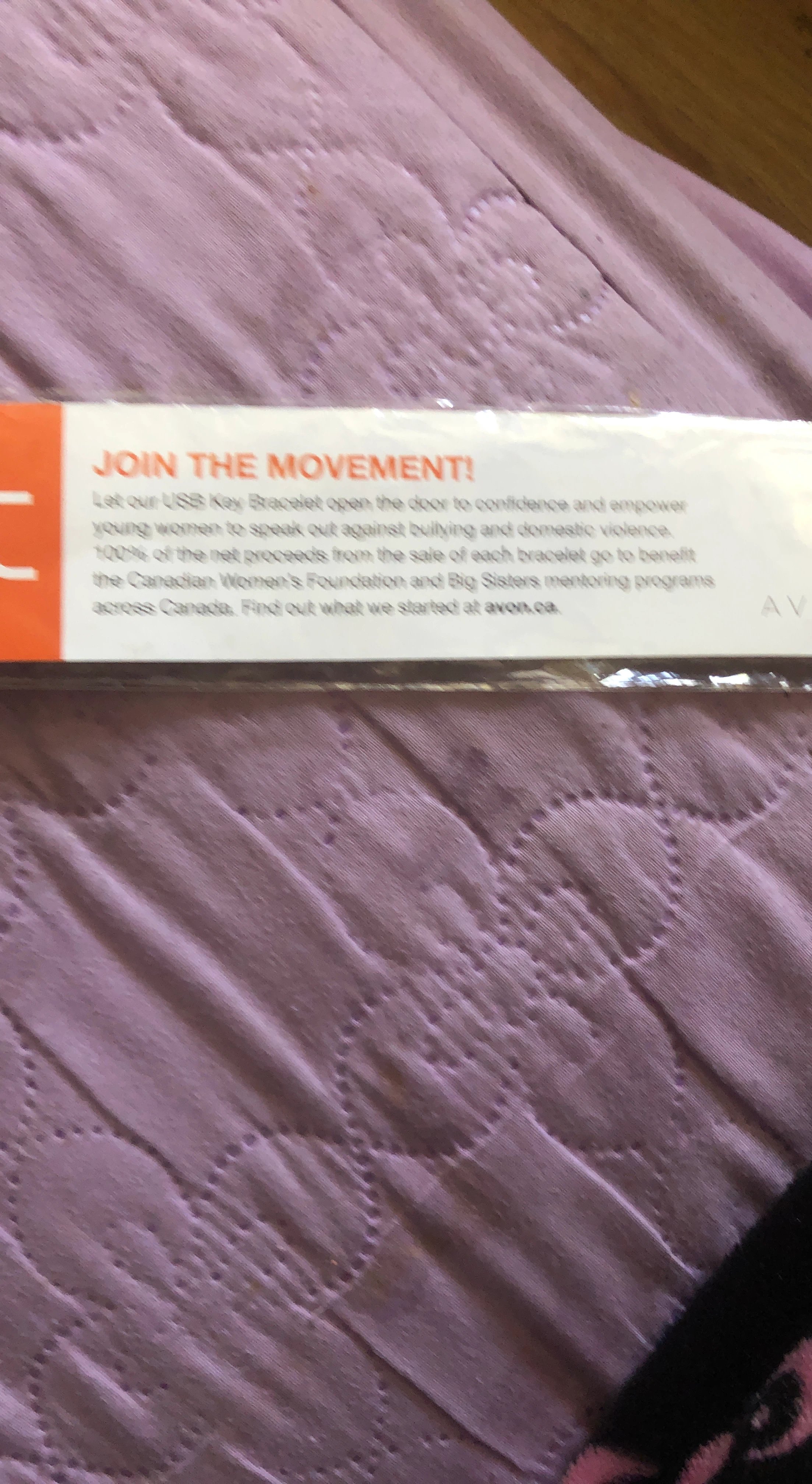 Avon USB Key Bracelet