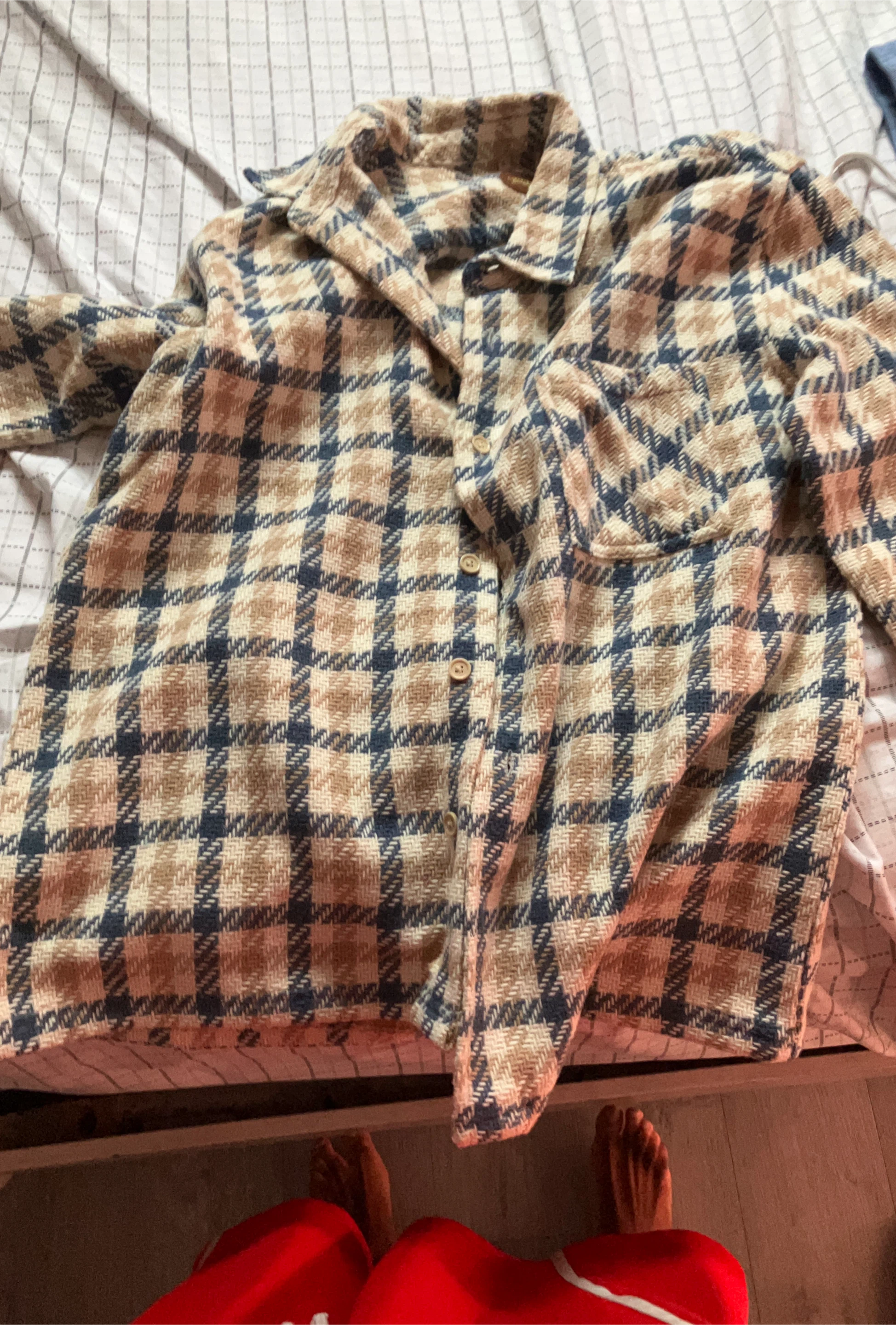 Roots Plaid Flannel Shirt