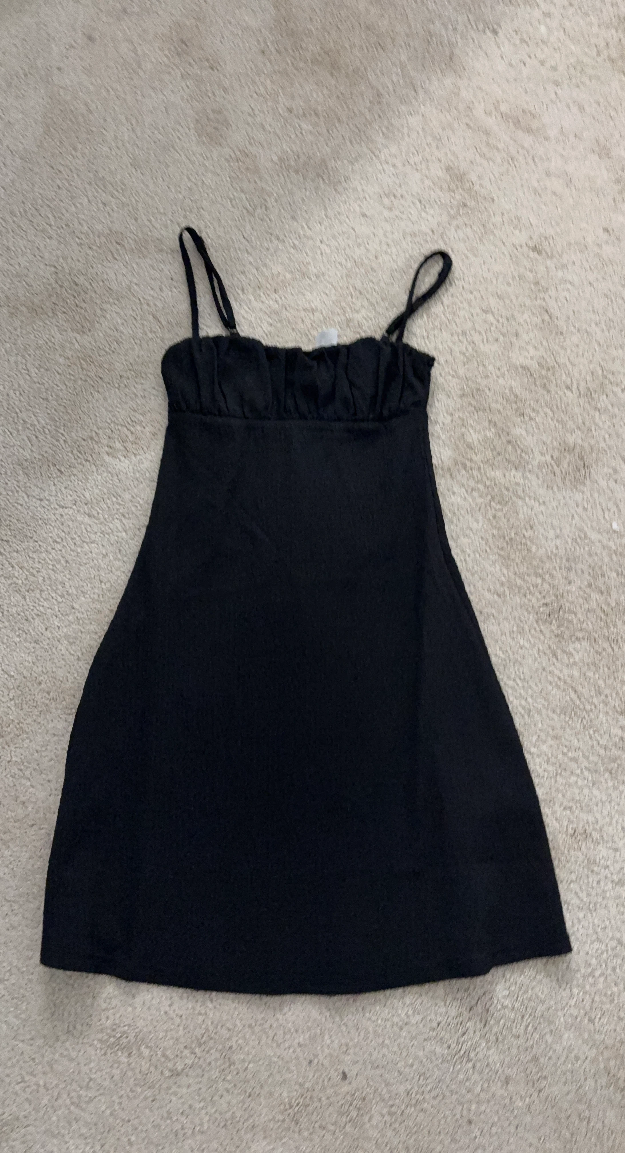 Black camisole dress