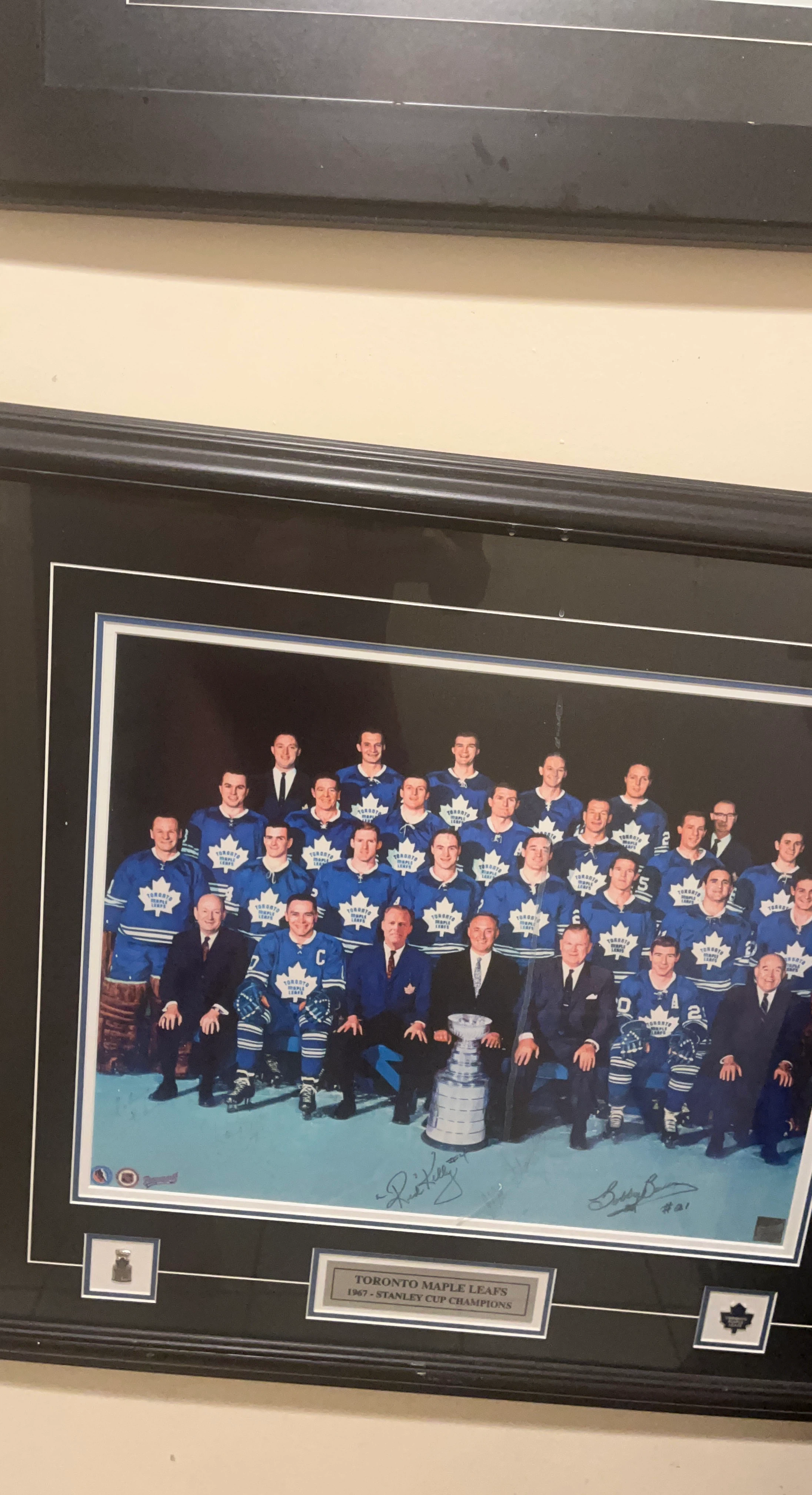 Toronto Maple Leafs 1967 Stanley Cup Champions Framed Photo