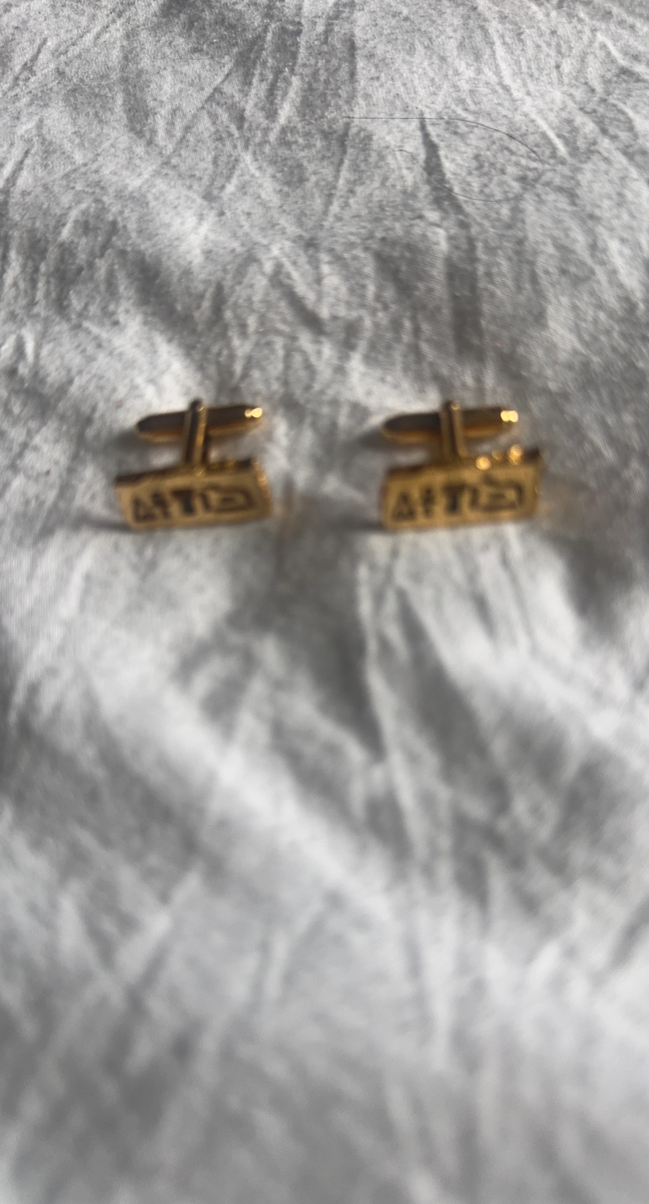 Gold Tone Cufflinks