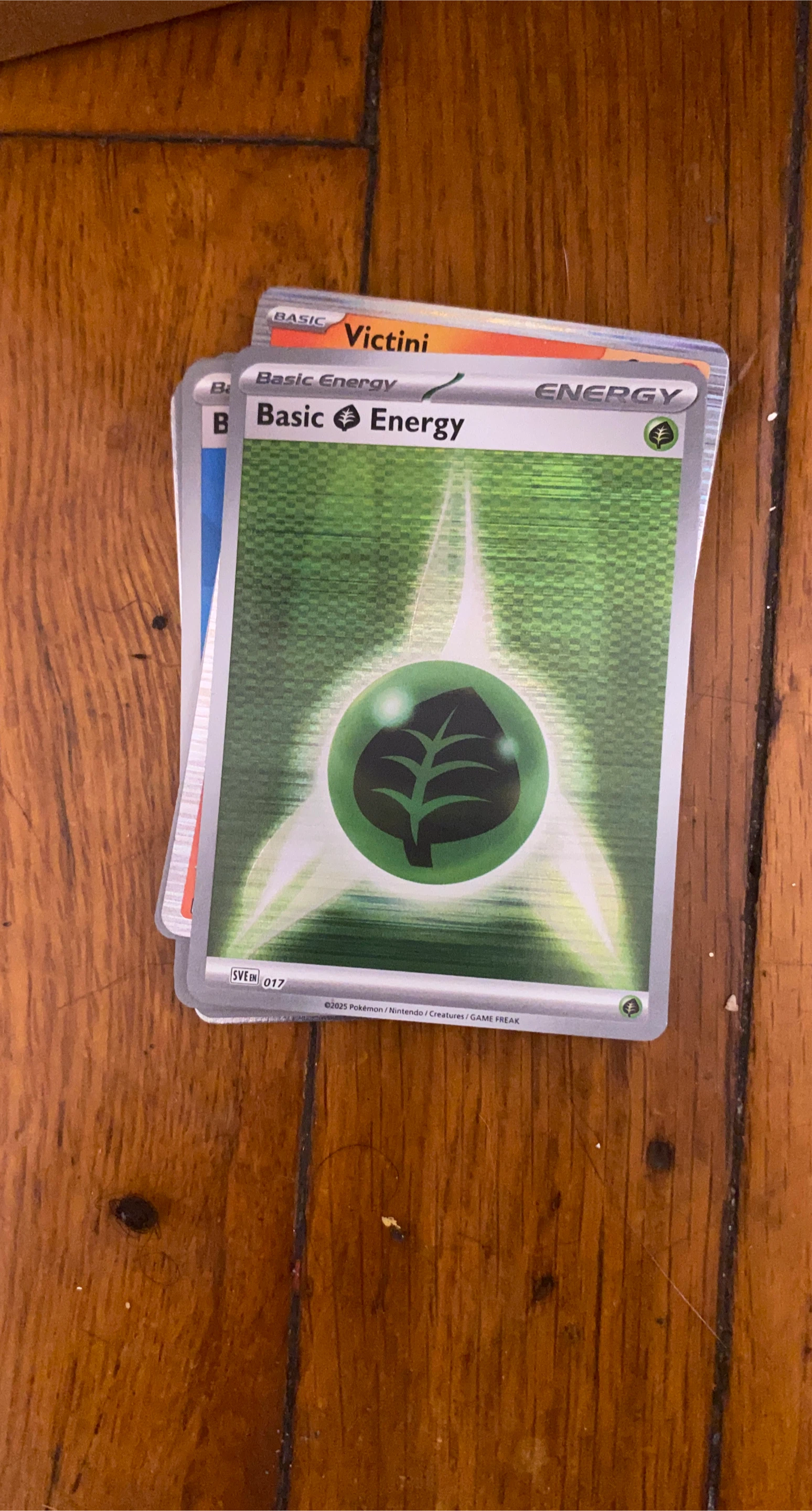 Pokemon Basic Grass Energy Card